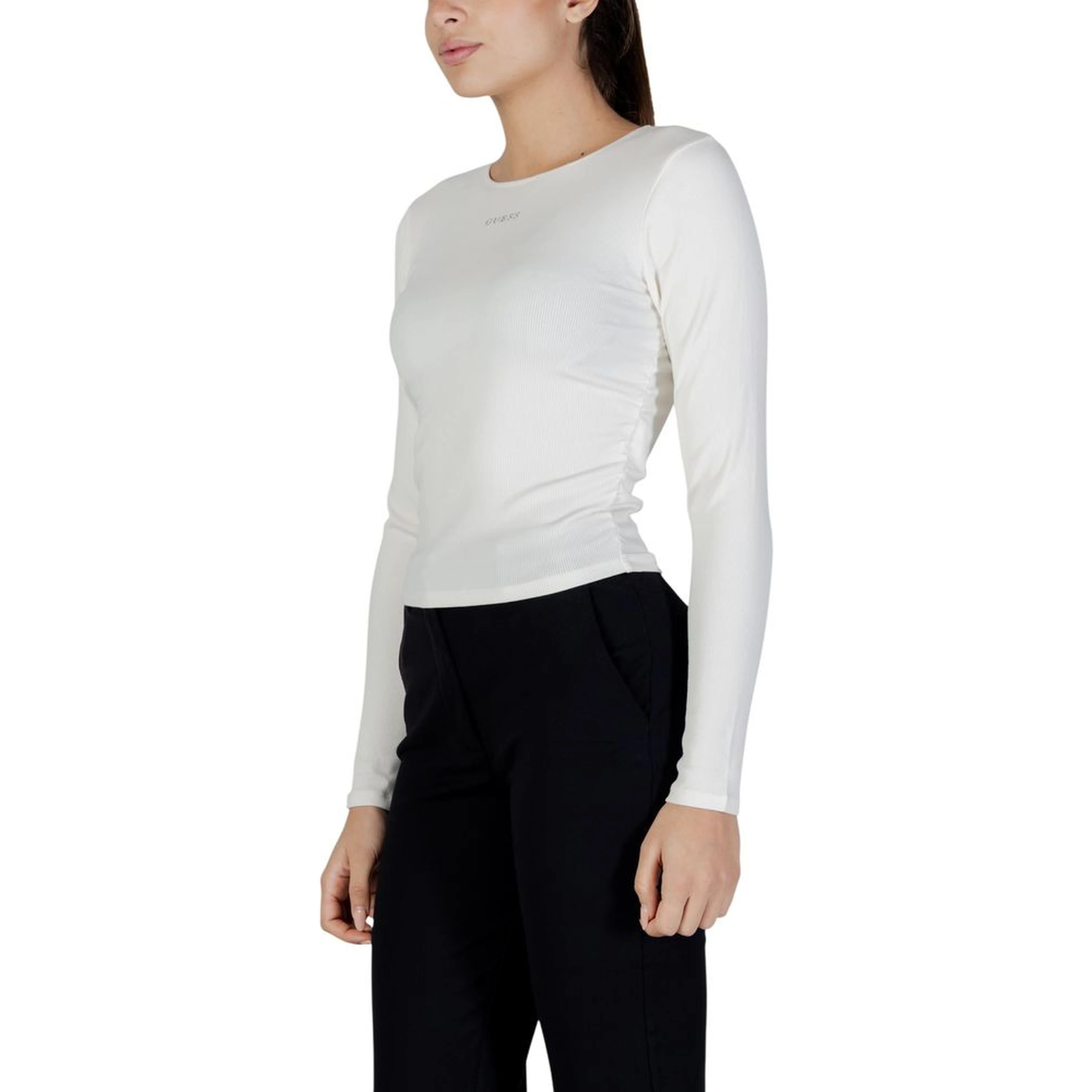 Cream Modal Long Sleeve T-Shirt