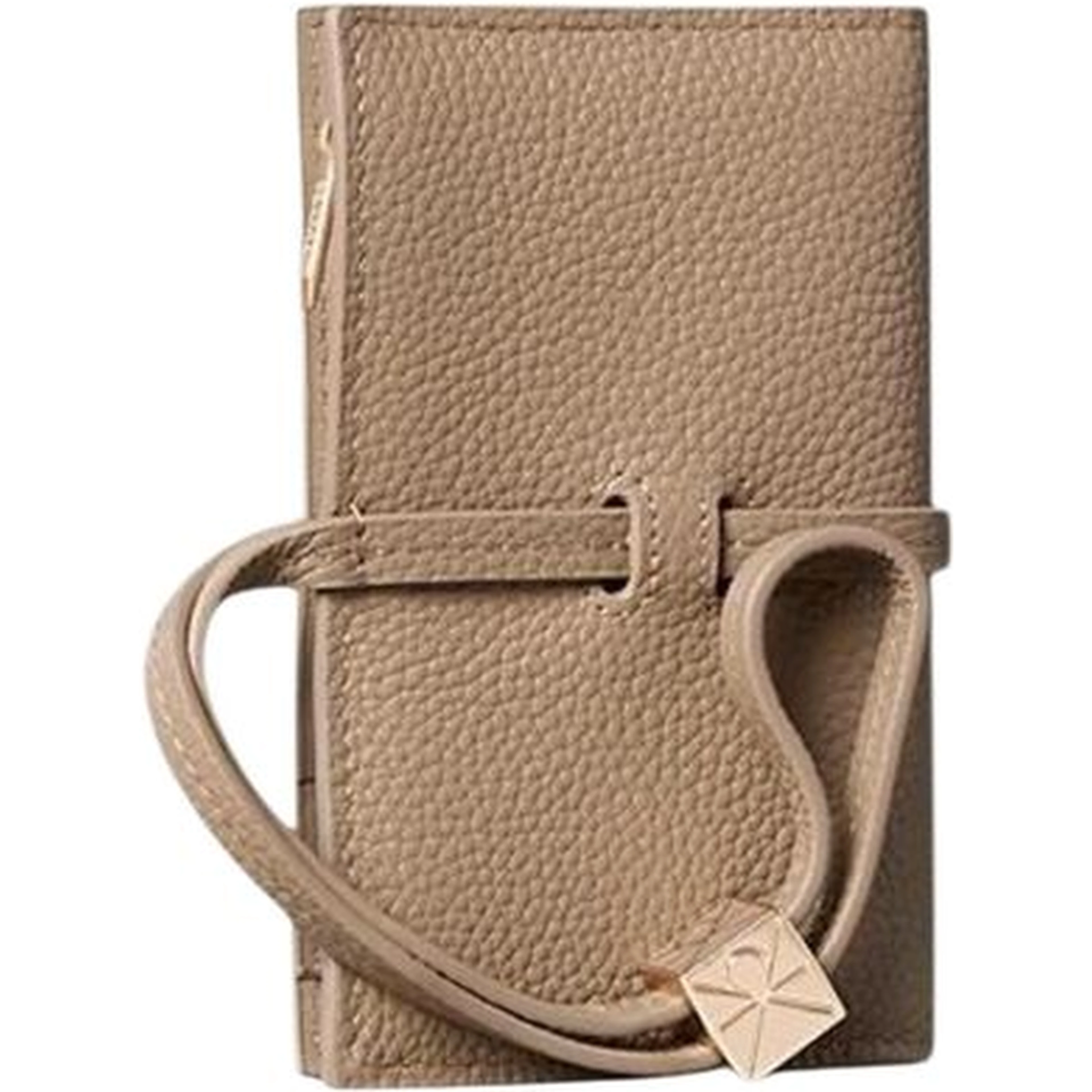 Beige Leather Wallet
