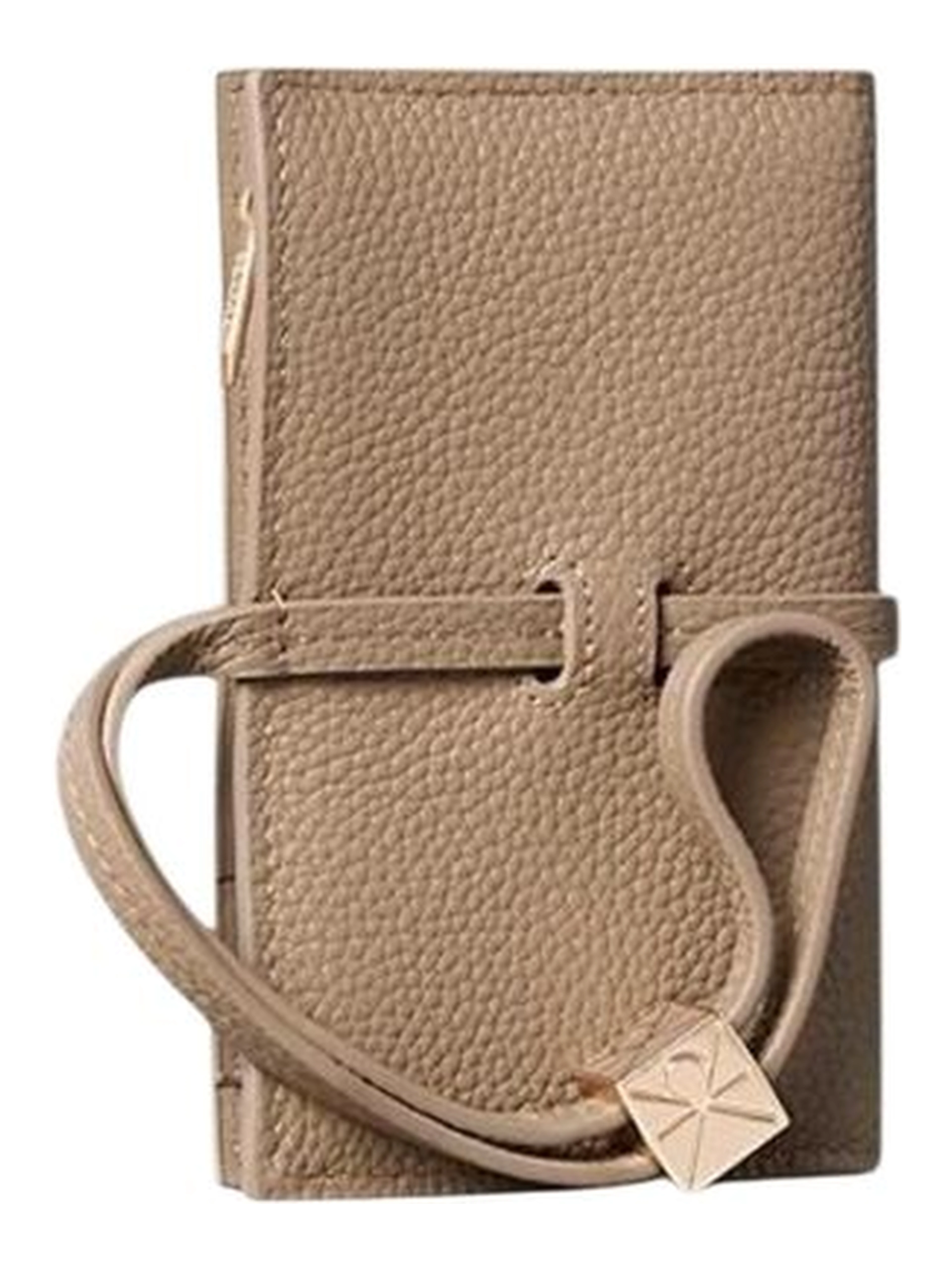 Beige Leather Wallet