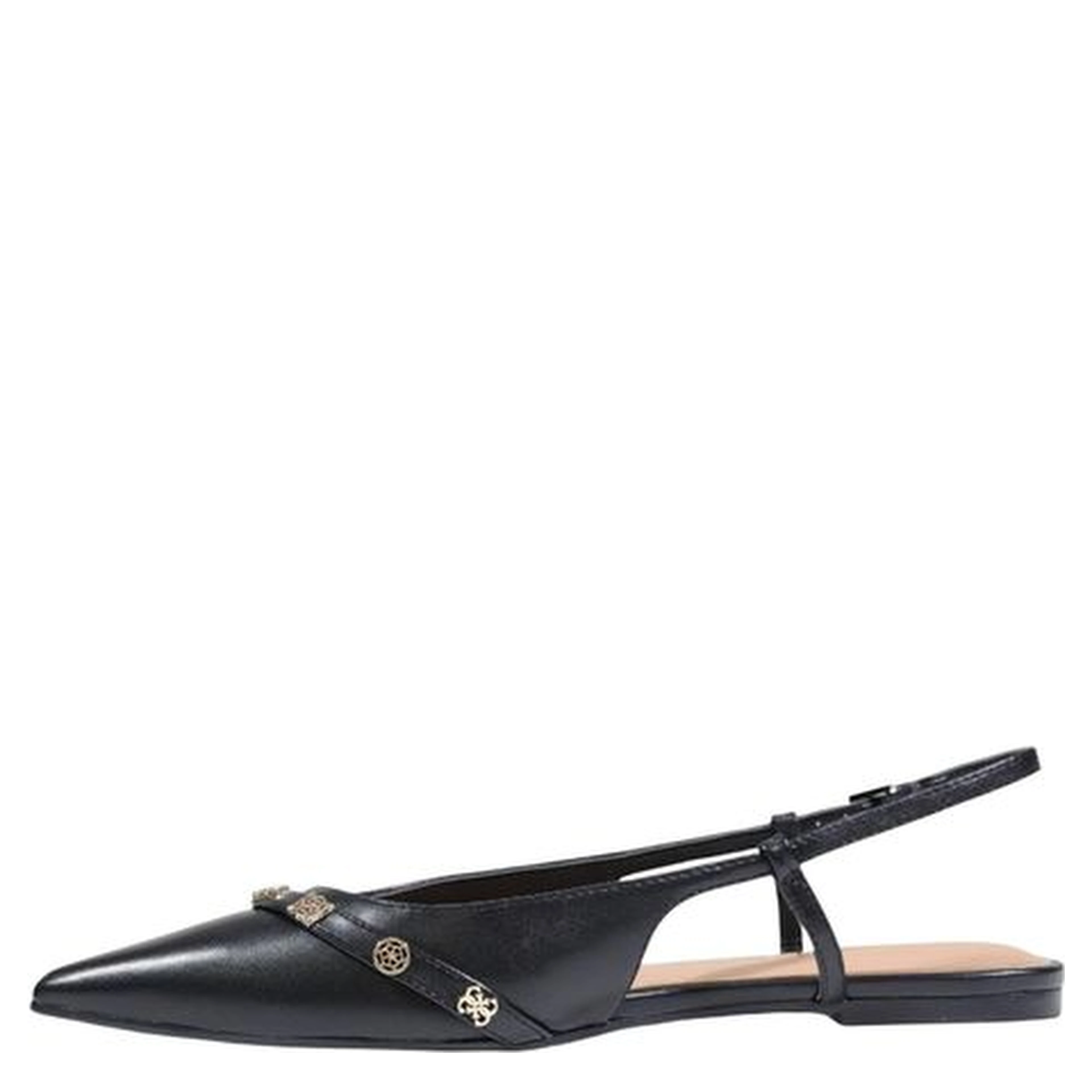 Black Synthetic Platform Pumps