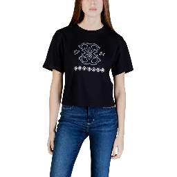 Black Viscose T-Shirt