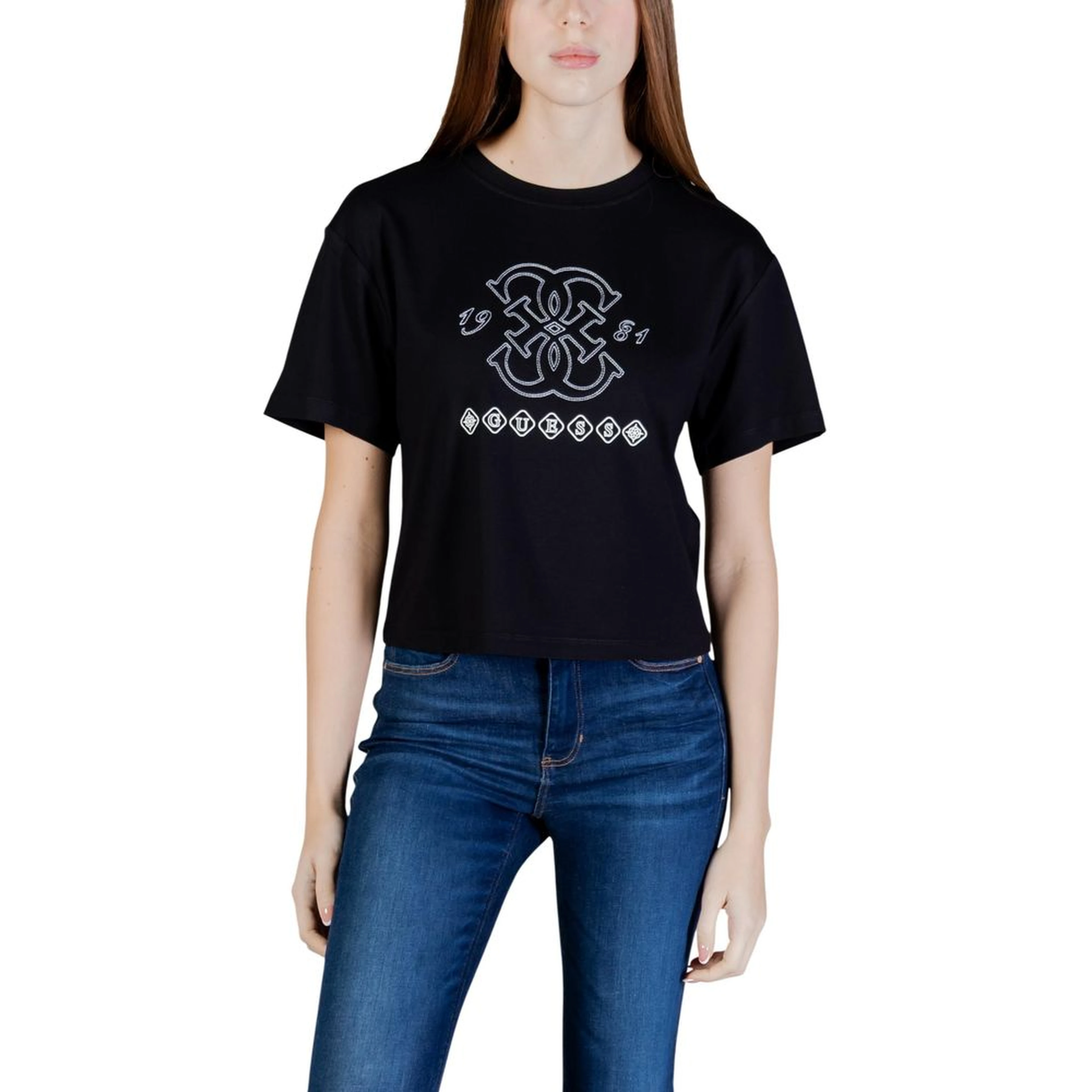 Black Viscose T-Shirt