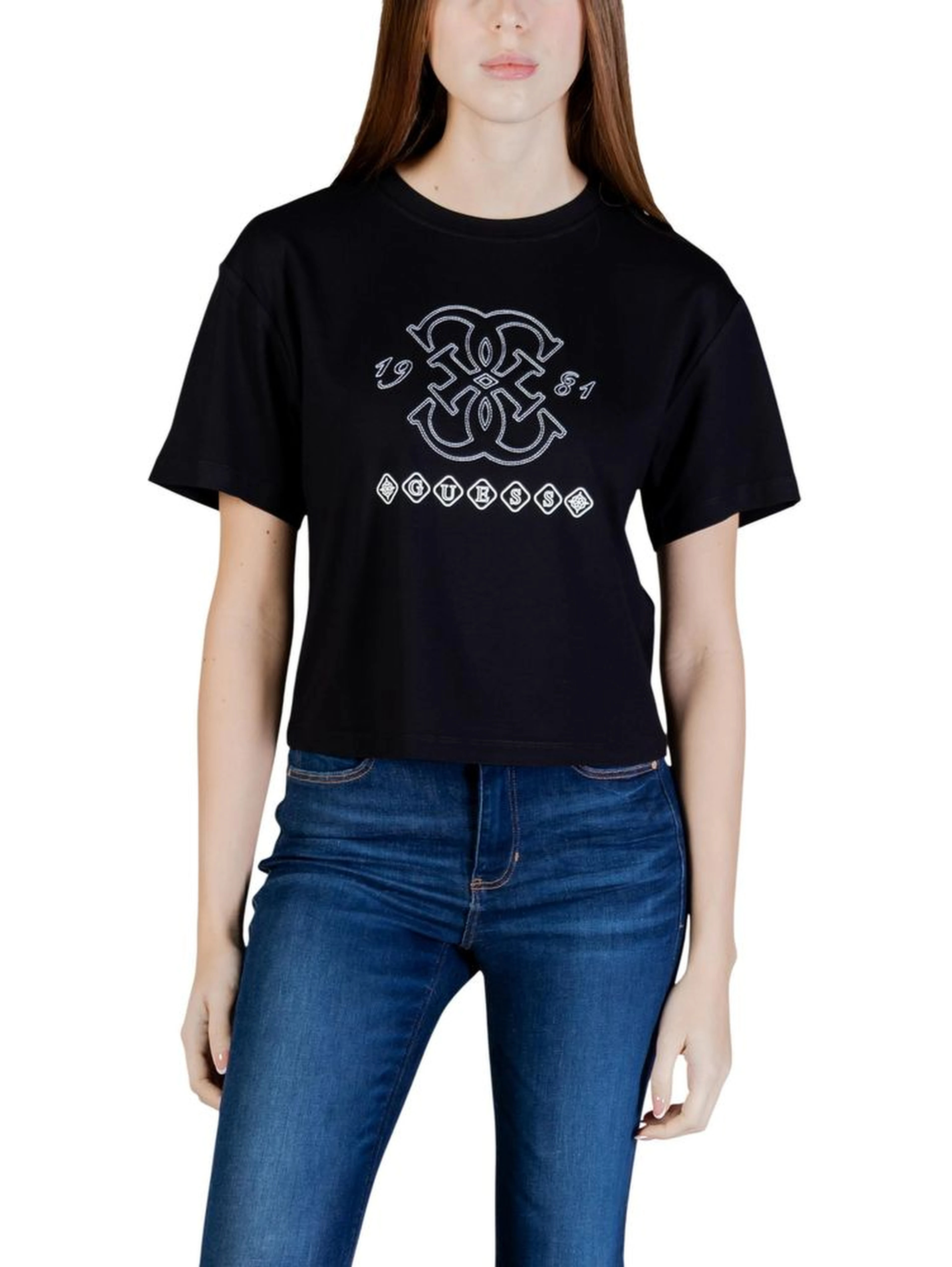 Black Viscose T-Shirt