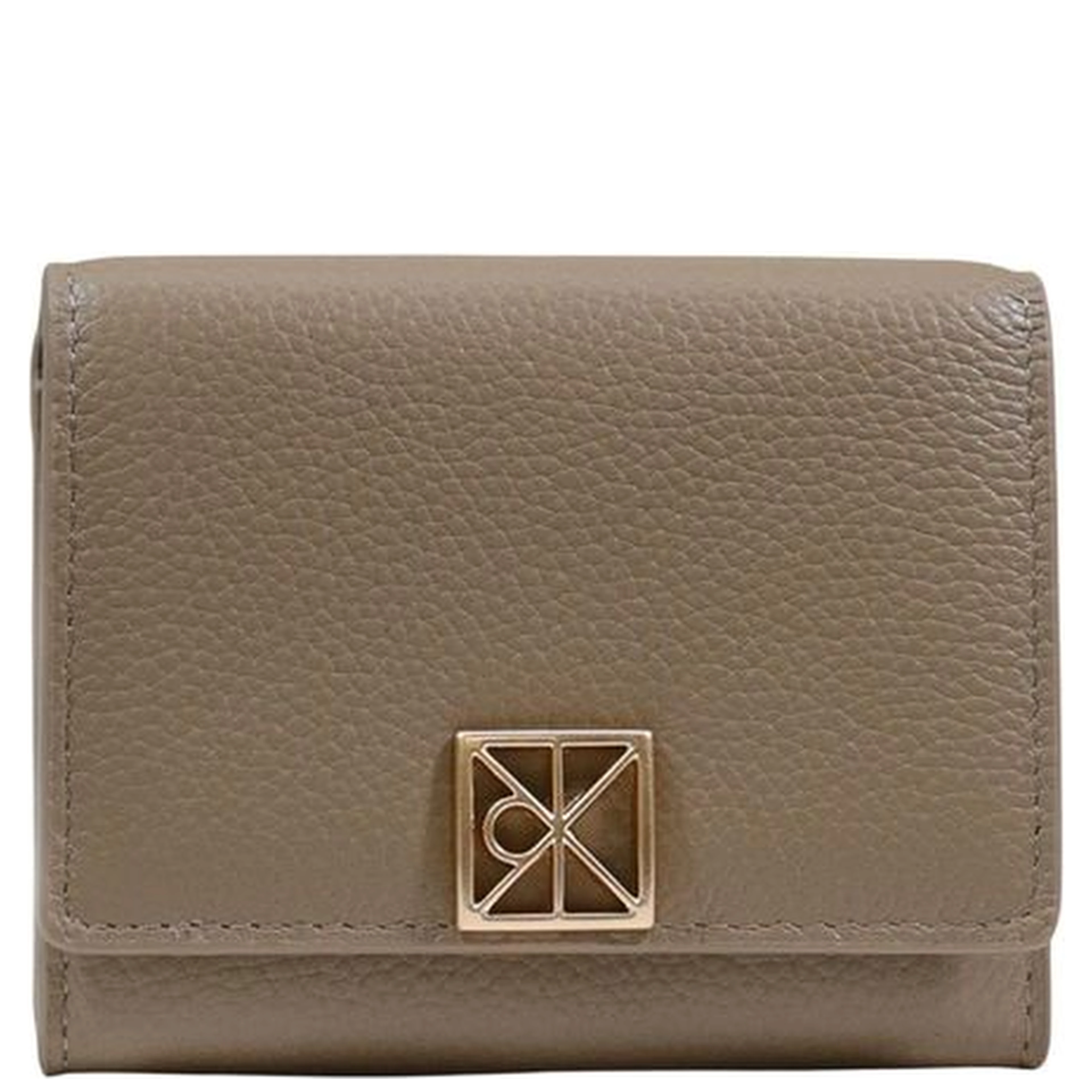 Beige Leather Wallet
