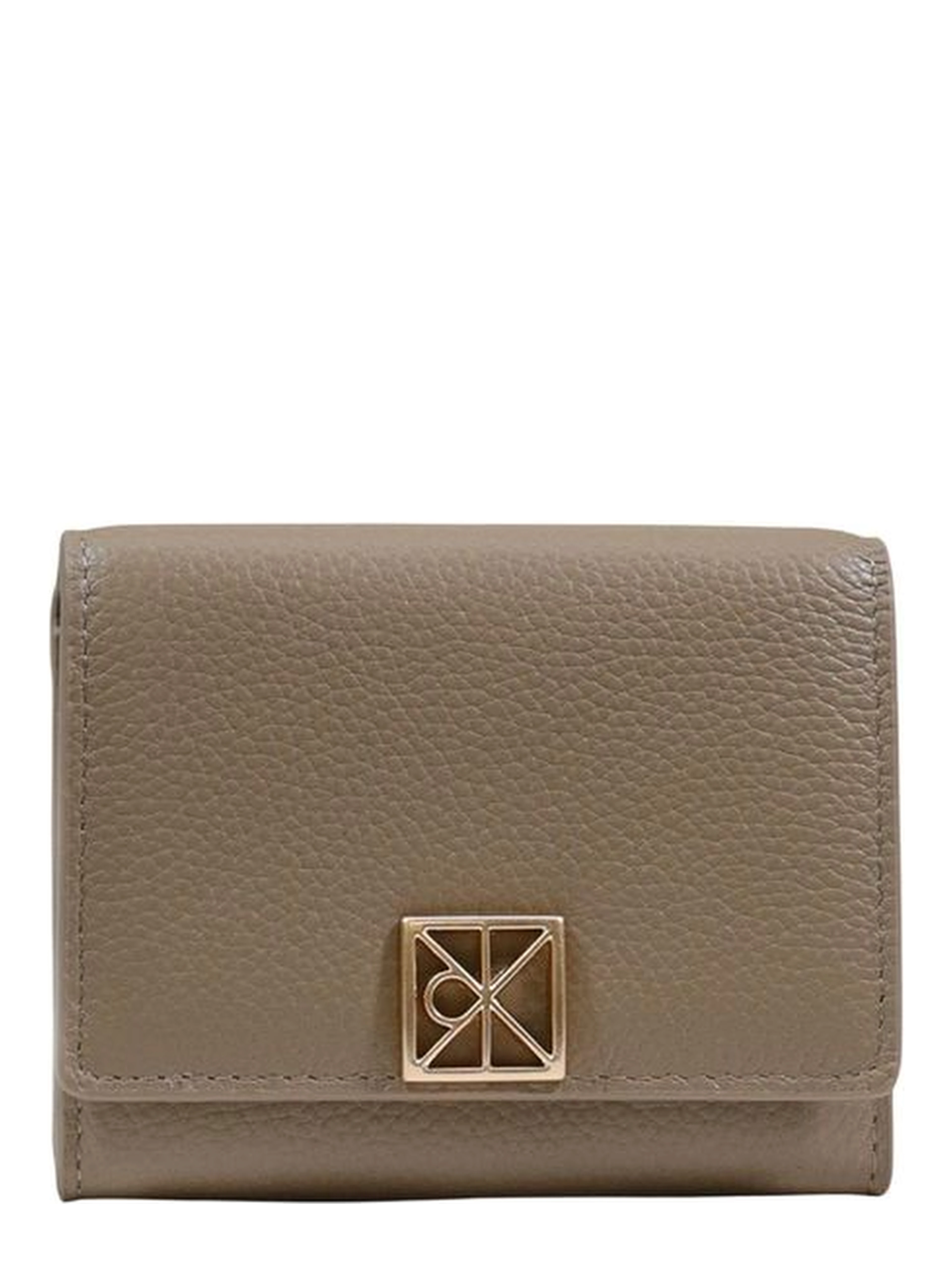 Beige Leather Wallet
