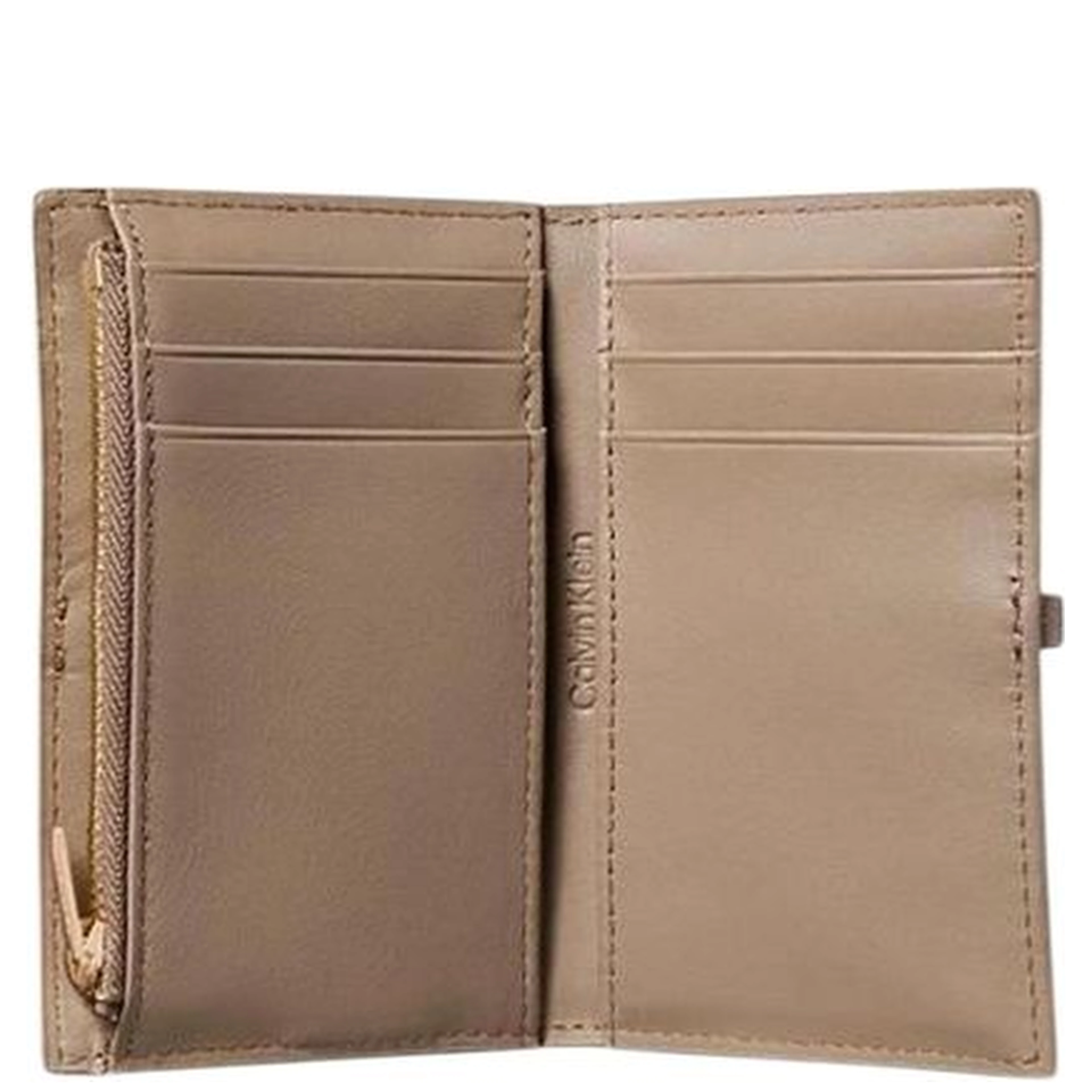 Beige Leather Wallet