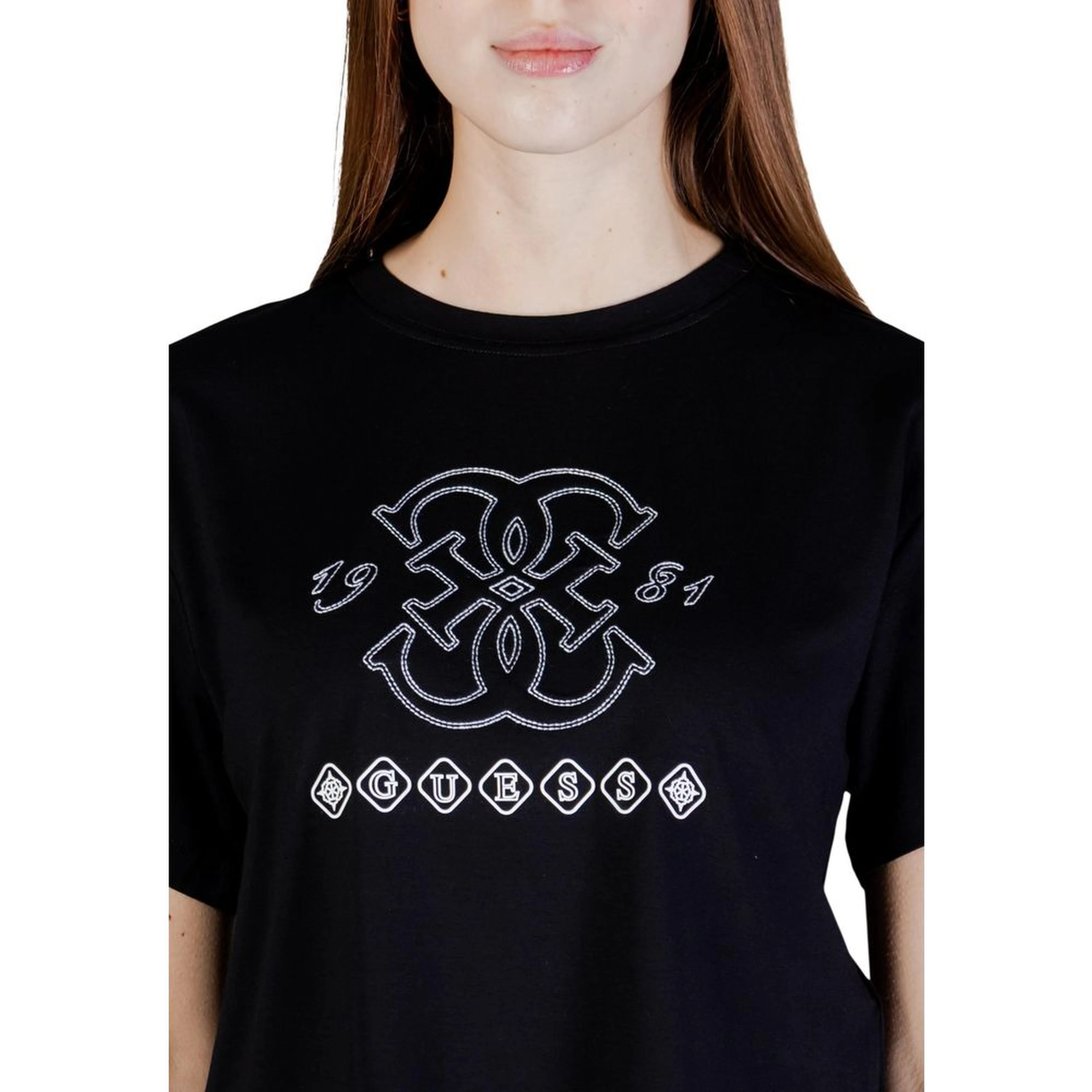 Black Viscose T-Shirt