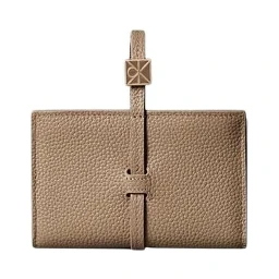 Beige Leather Wallet