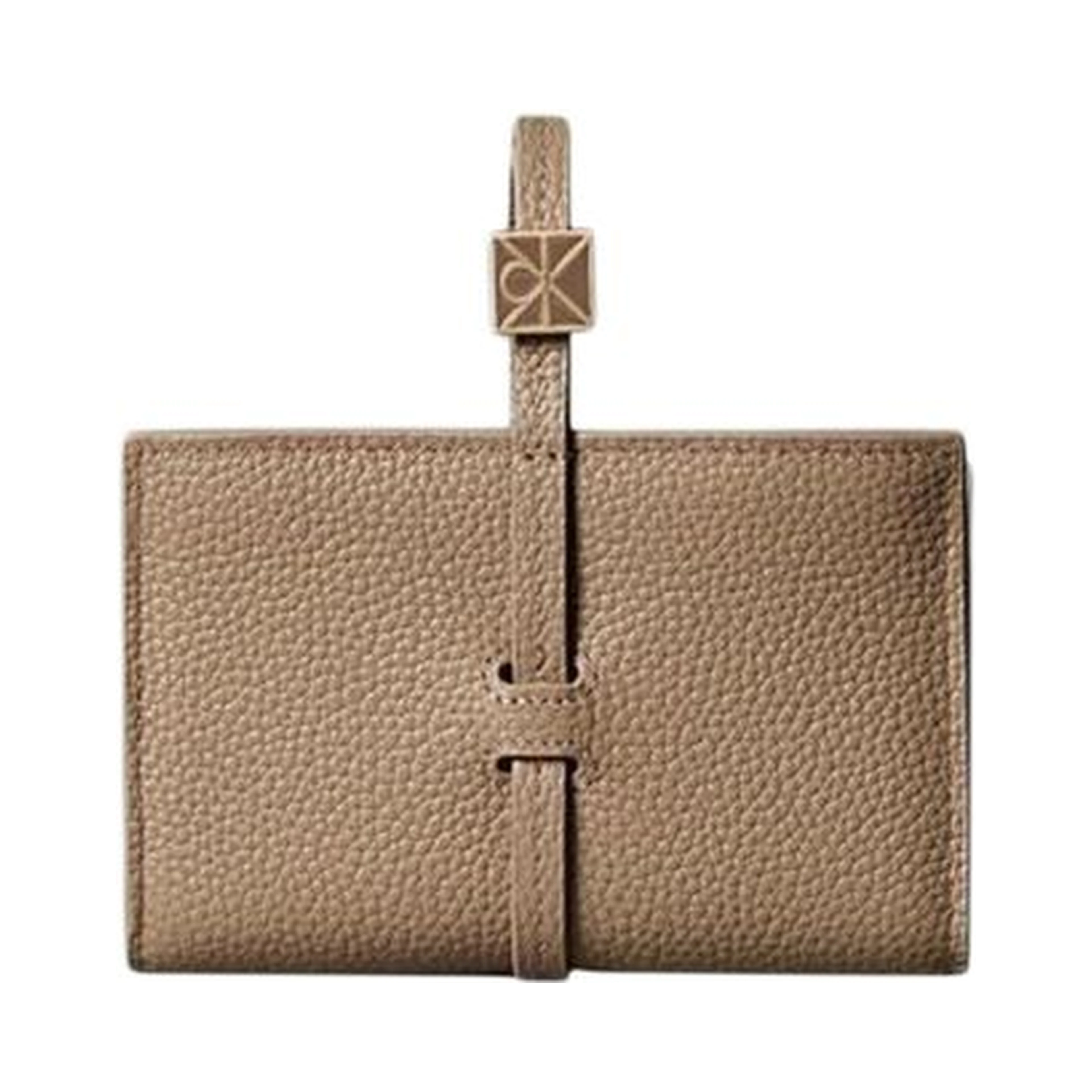 Beige Leather Wallet