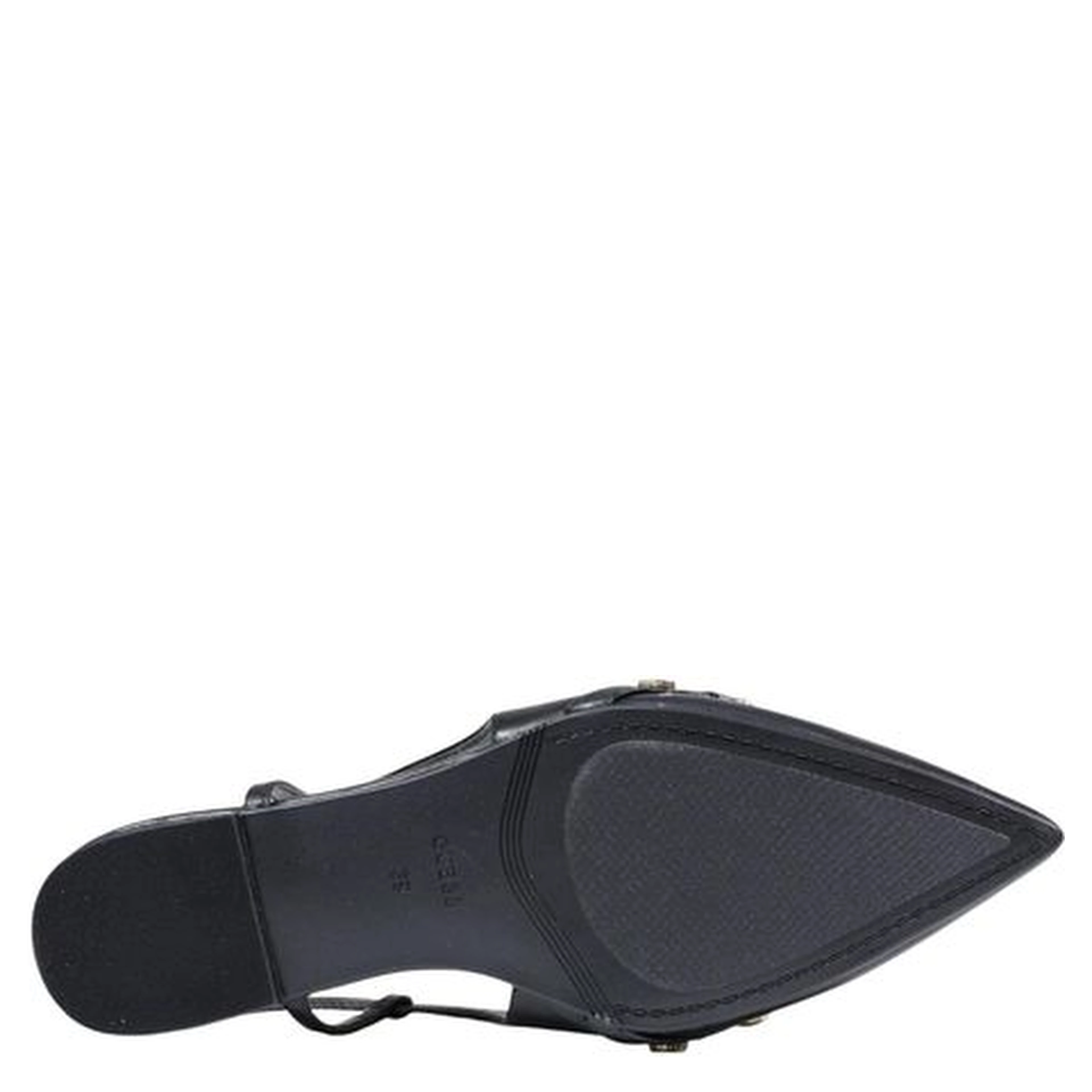 Black Synthetic Platform Pumps