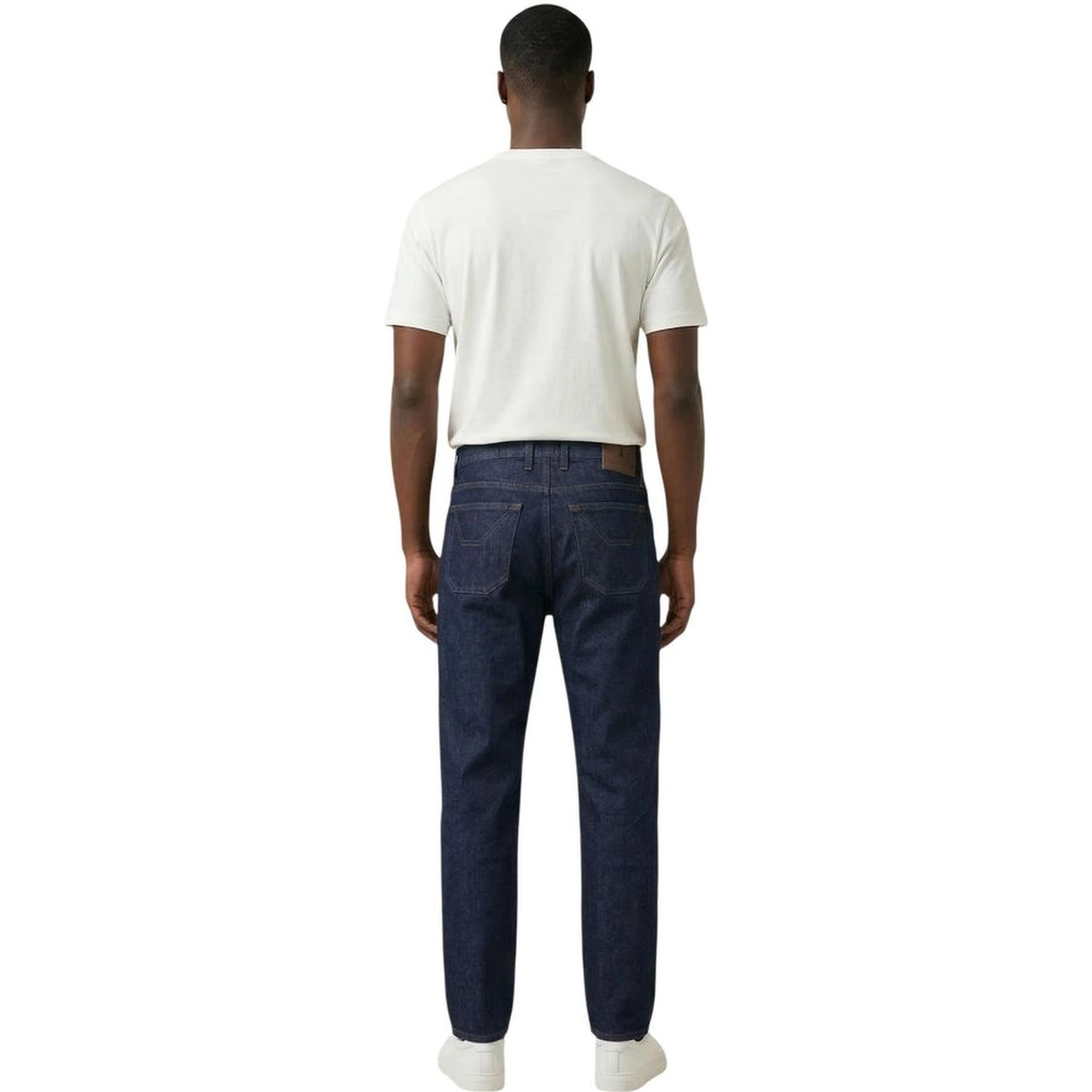 Blue Viscose Skinny Jeans