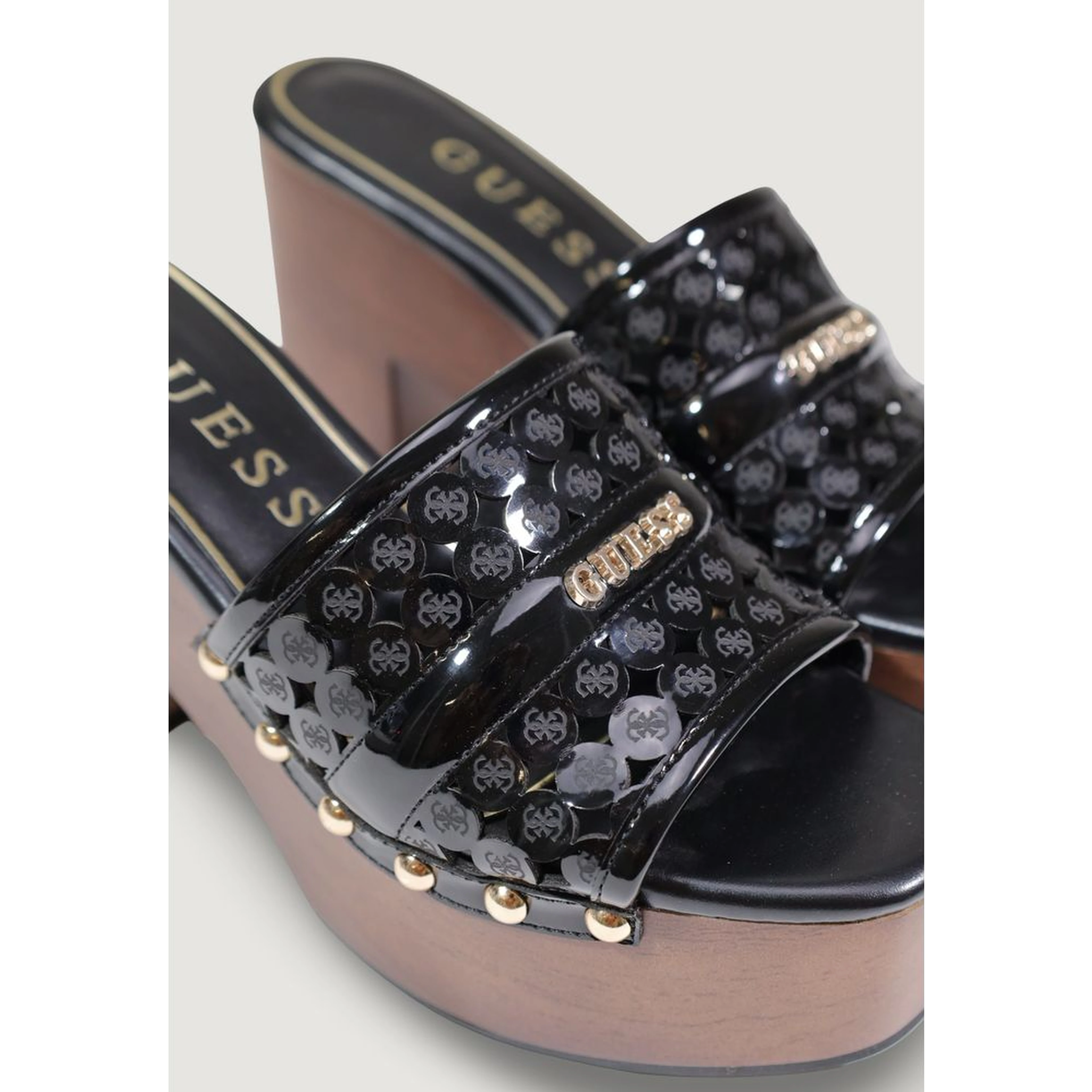 Black Polyethylene High Heel Pumps