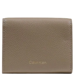 Beige Leather Wallet