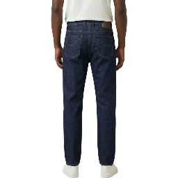 Blue Viscose Skinny Jeans