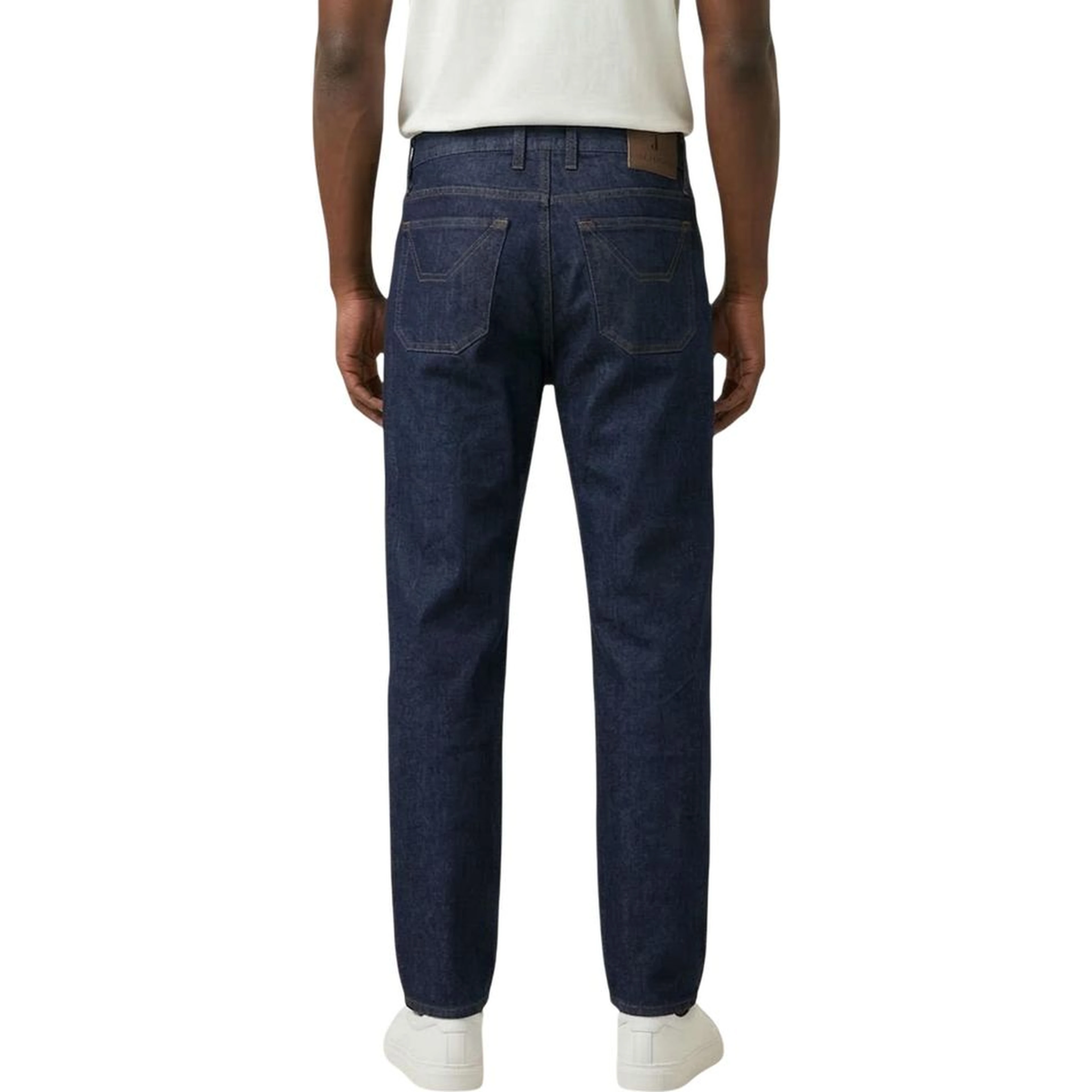 Blue Viscose Skinny Jeans