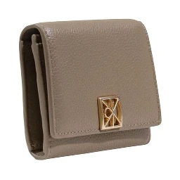 Beige Leather Wallet