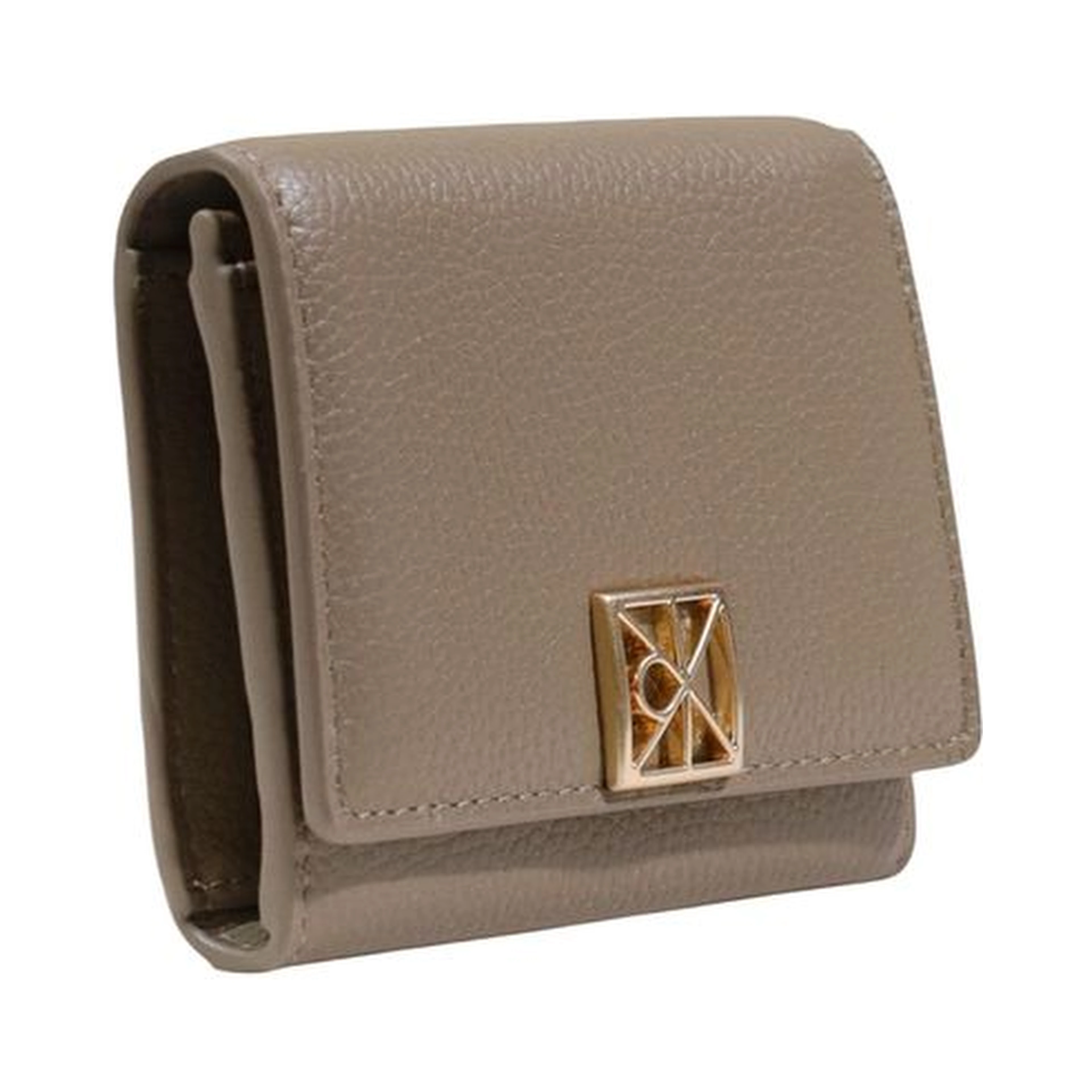 Beige Leather Wallet