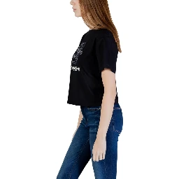 Black Viscose T-Shirt