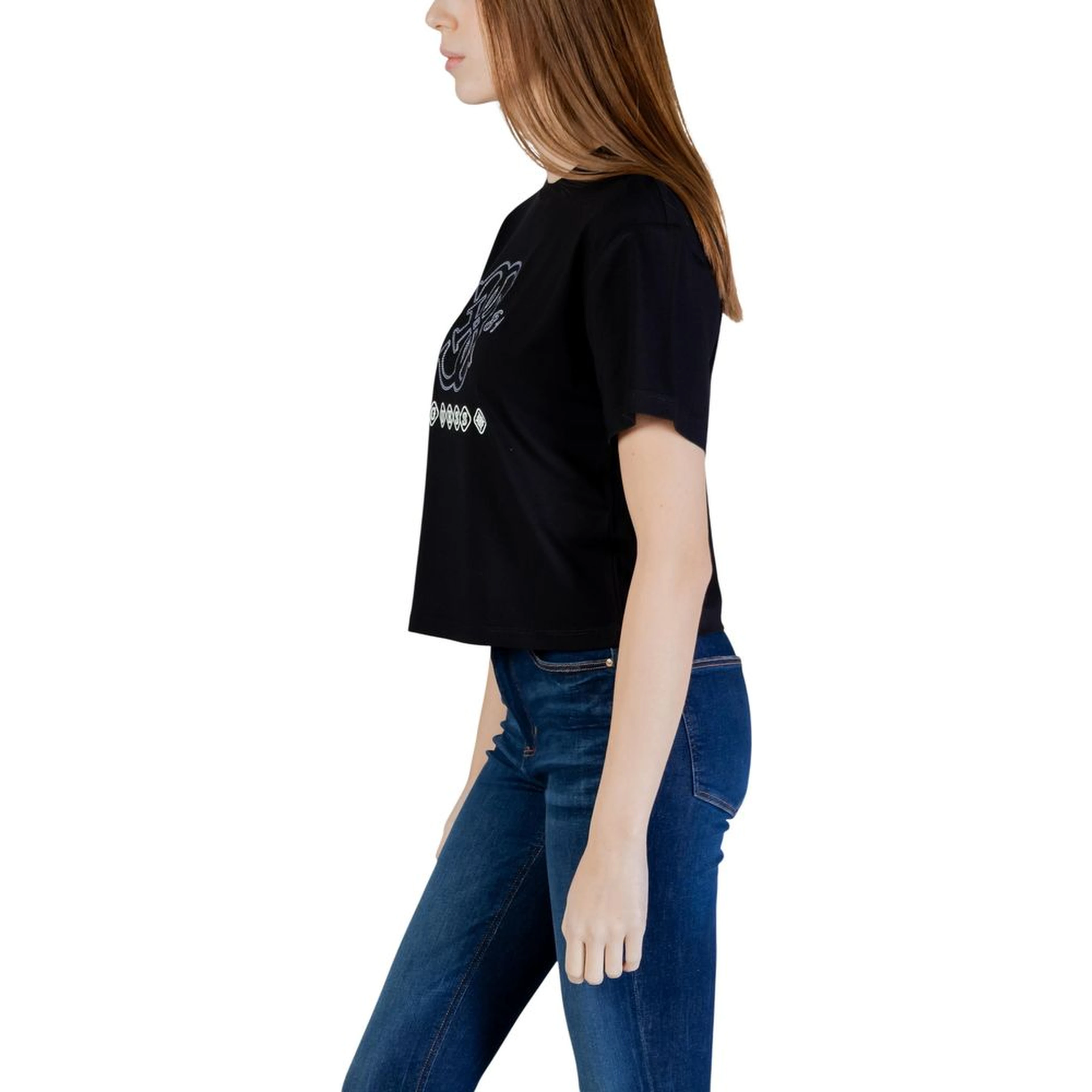 Black Viscose T-Shirt