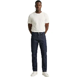 Blue Viscose Skinny Jeans