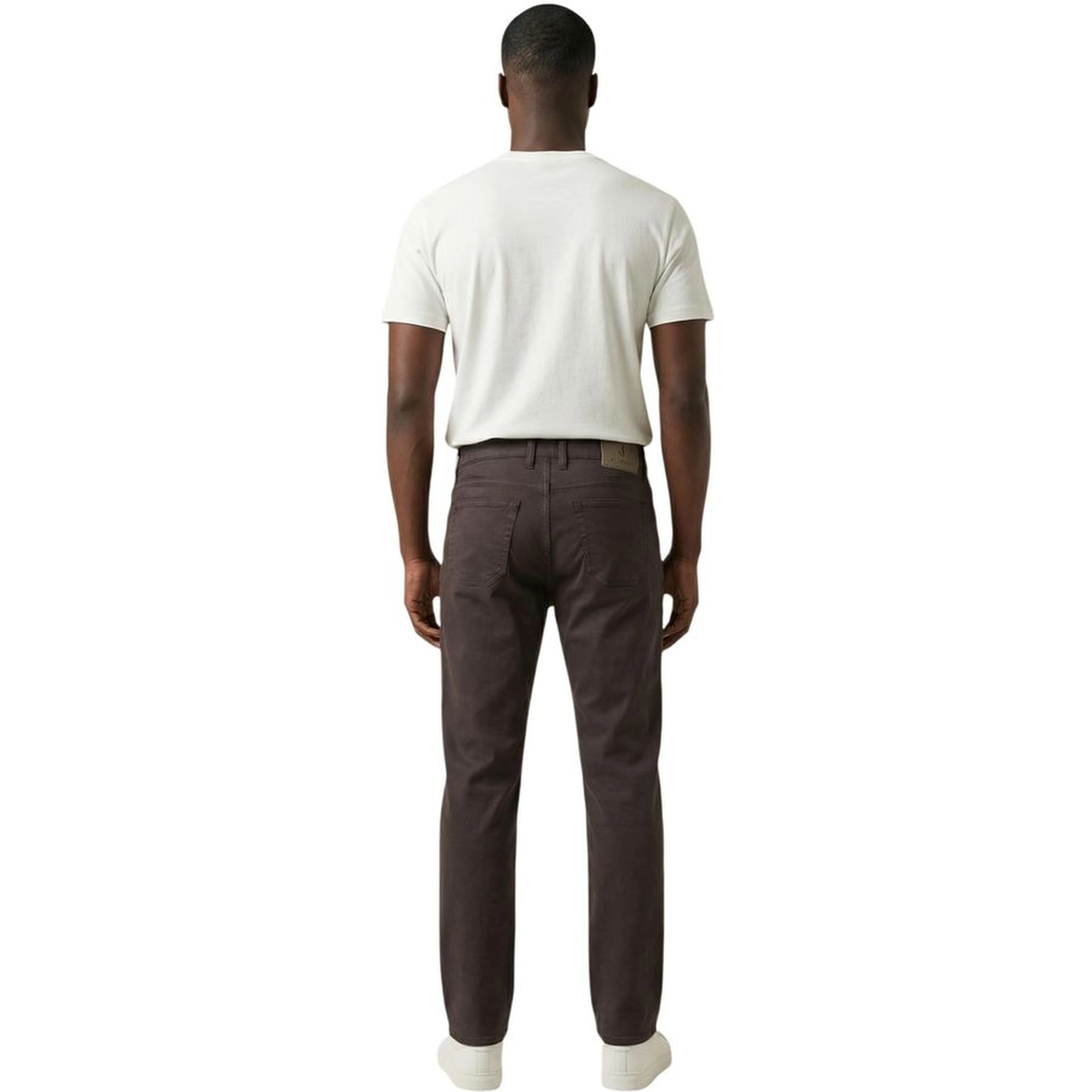 Brown Cotton Skinny Jeans