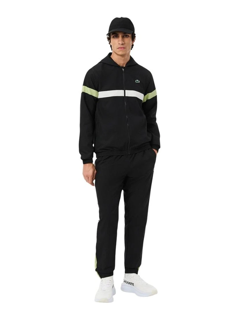 Black And White Polyester Sweatsuit