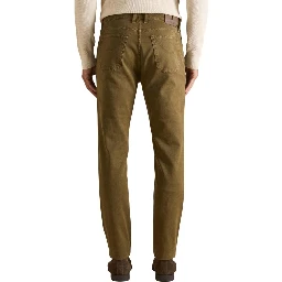 Bicolor Elastane Skinny Pants