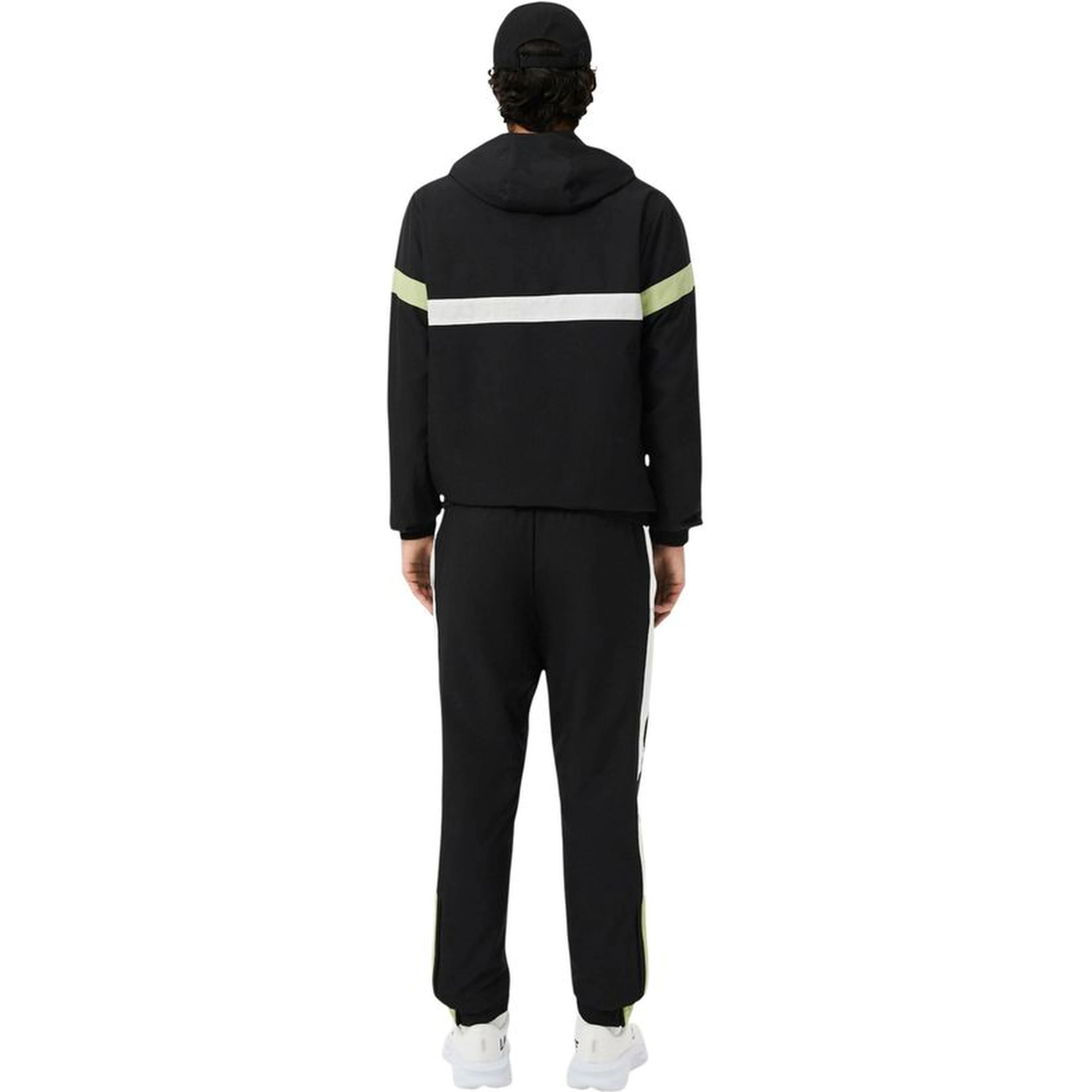 Black And White Polyester Sweatsuit
