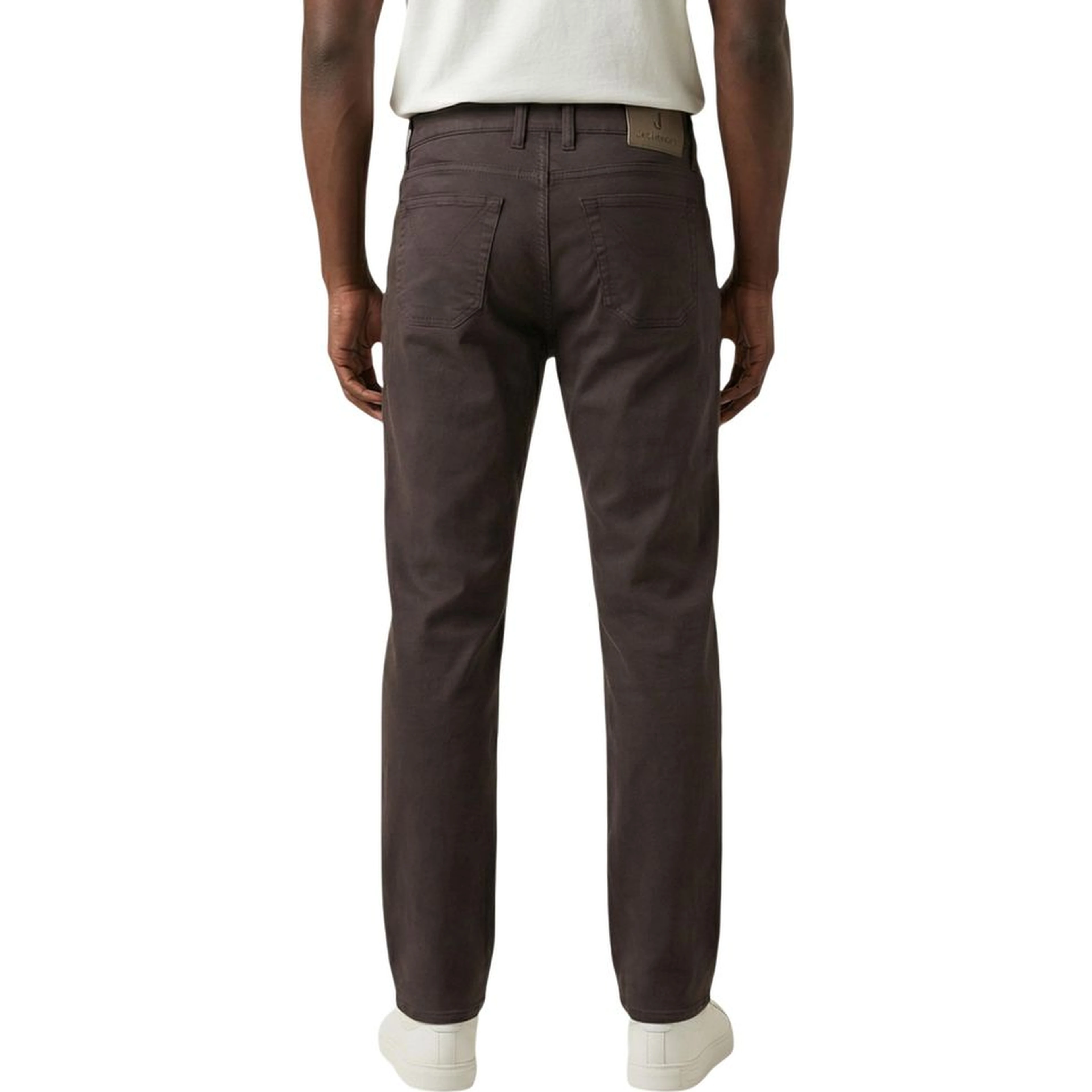 Brown Cotton Skinny Jeans