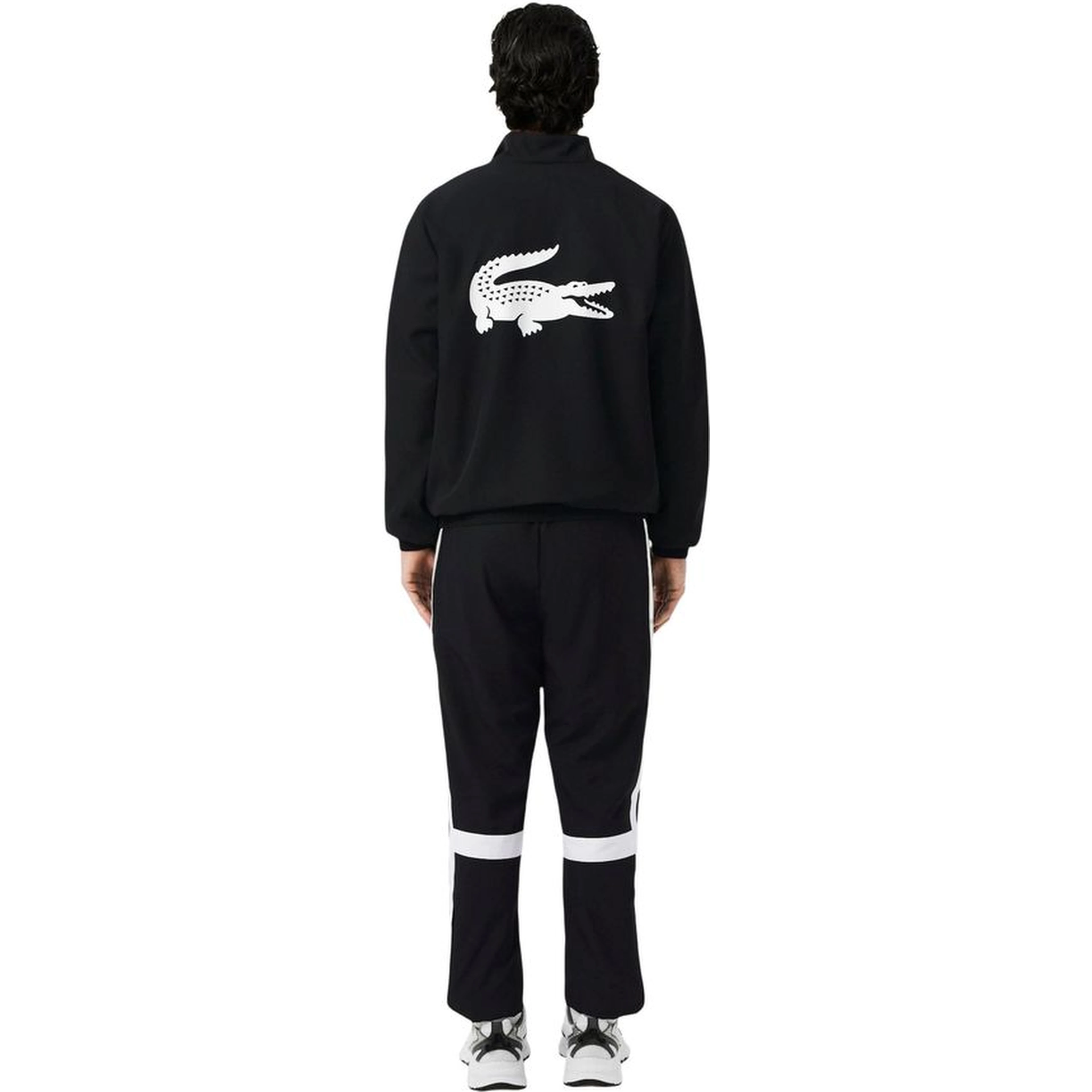 Black And White Polyester Sweatsuit