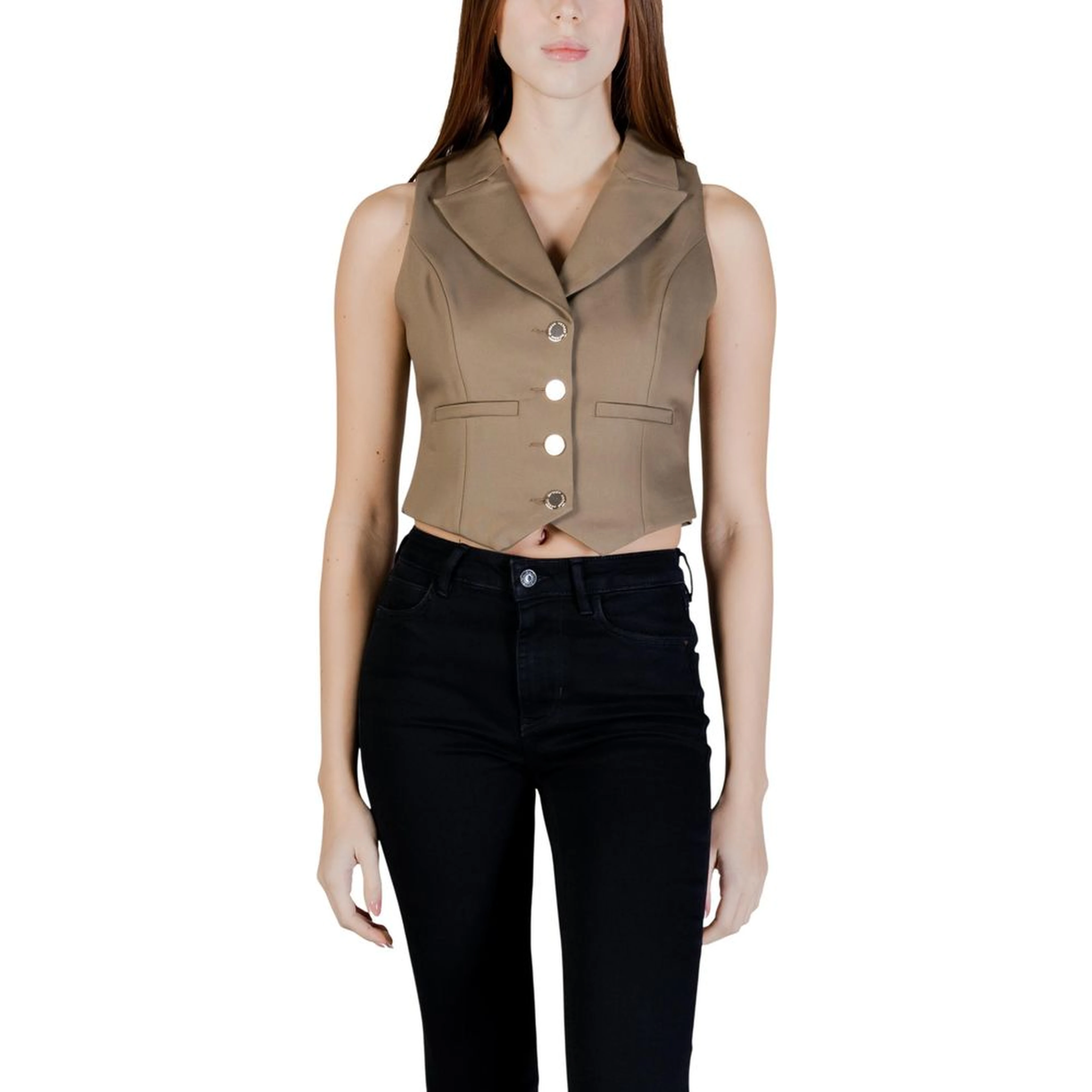 Green Cotton Waistcoat
