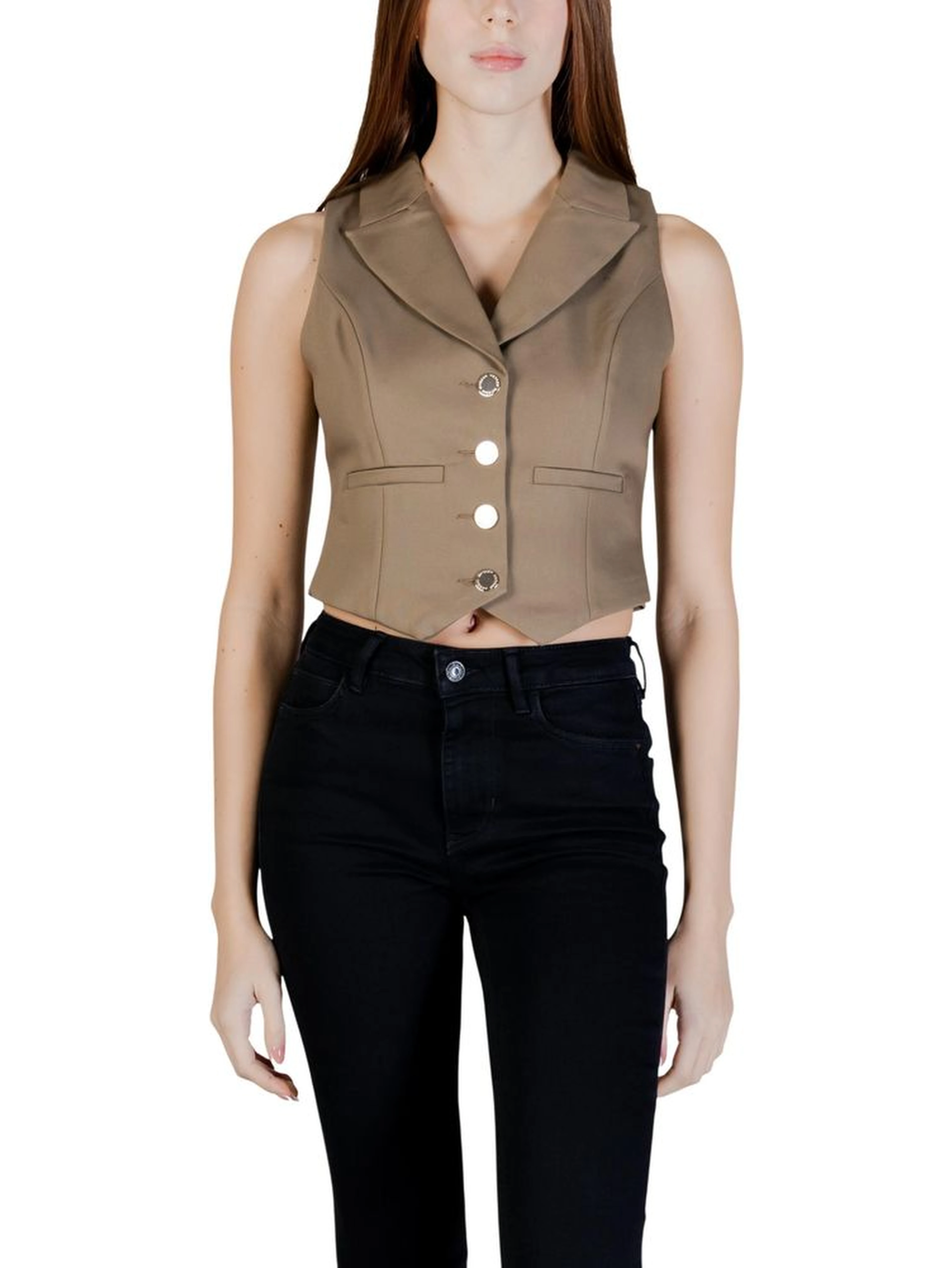 Green Cotton Waistcoat