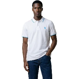 White Cotton Polo Shirt