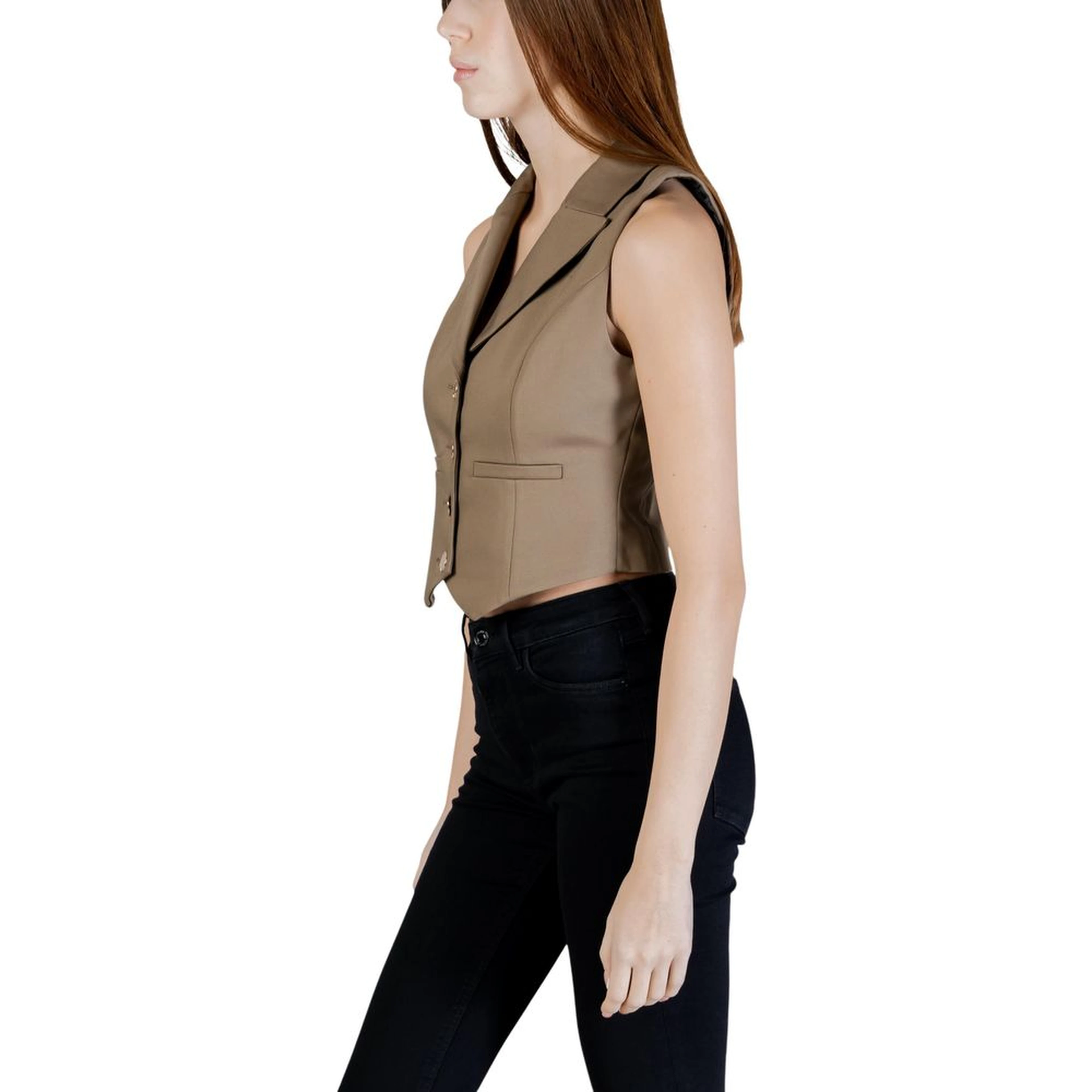 Green Cotton Waistcoat