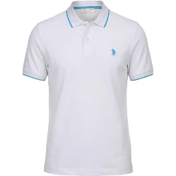White Cotton Polo Shirt