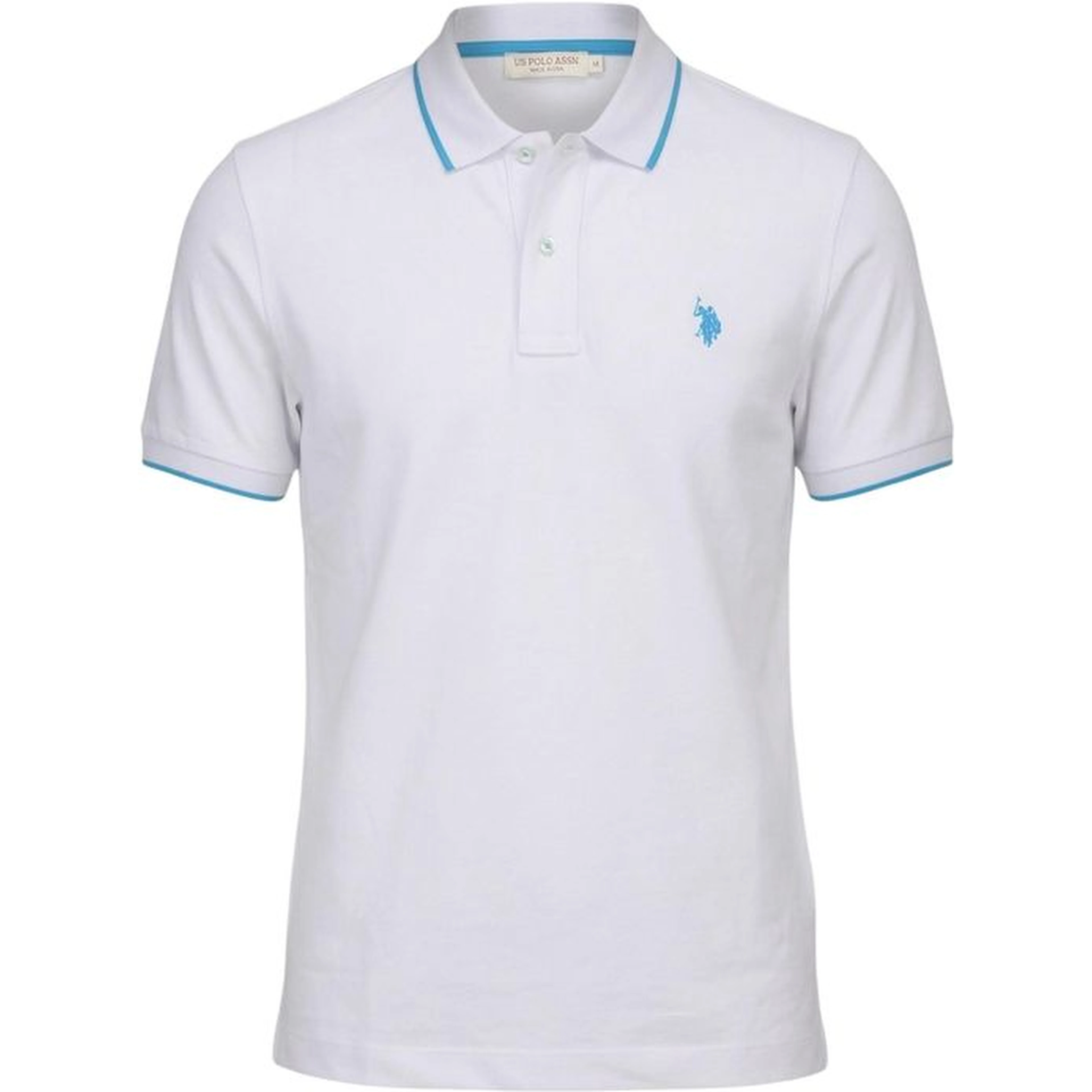 White Cotton Polo Shirt