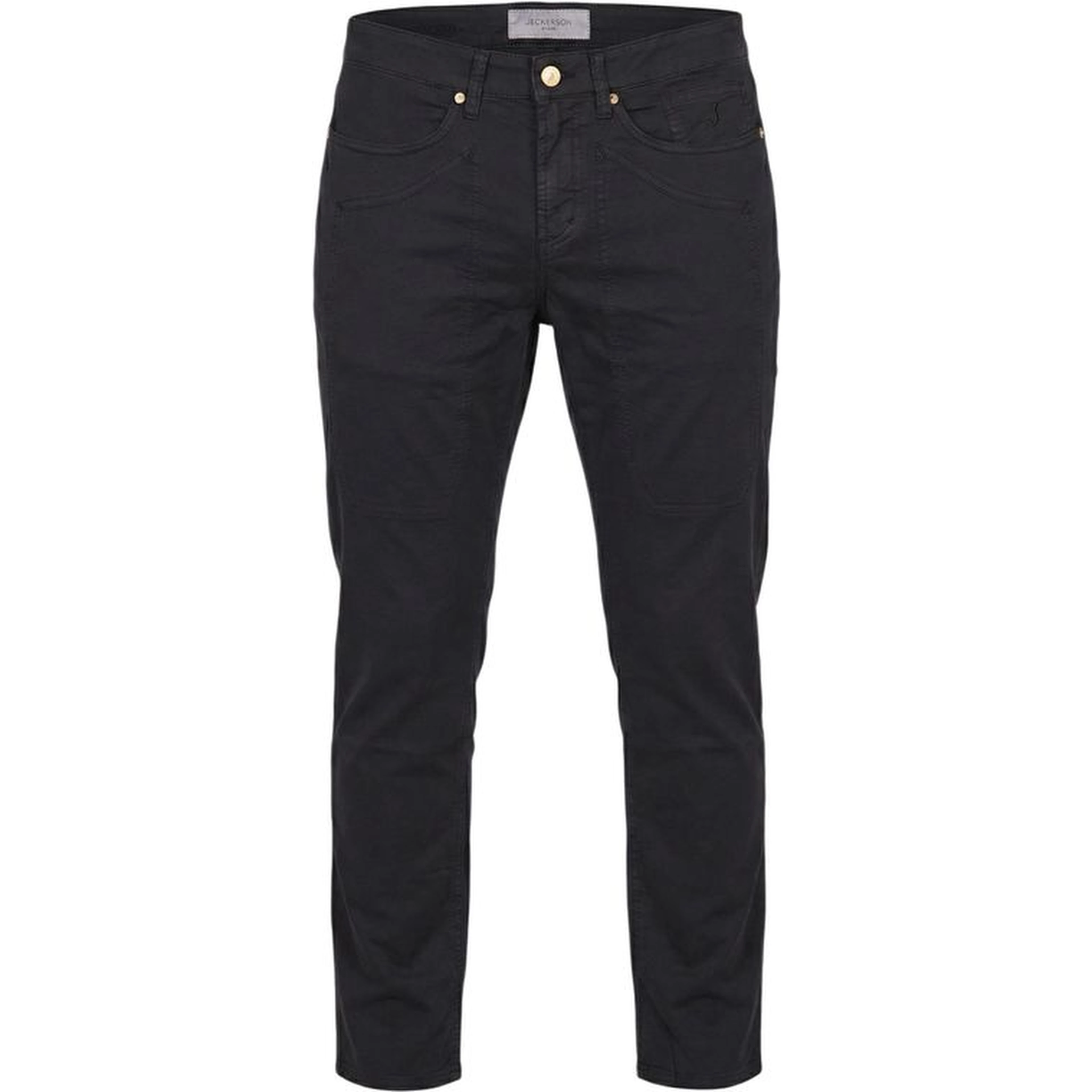 Blue Elastane Skinny Pants