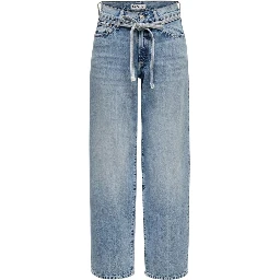 Light Blue Cotton Bootcut Jeans