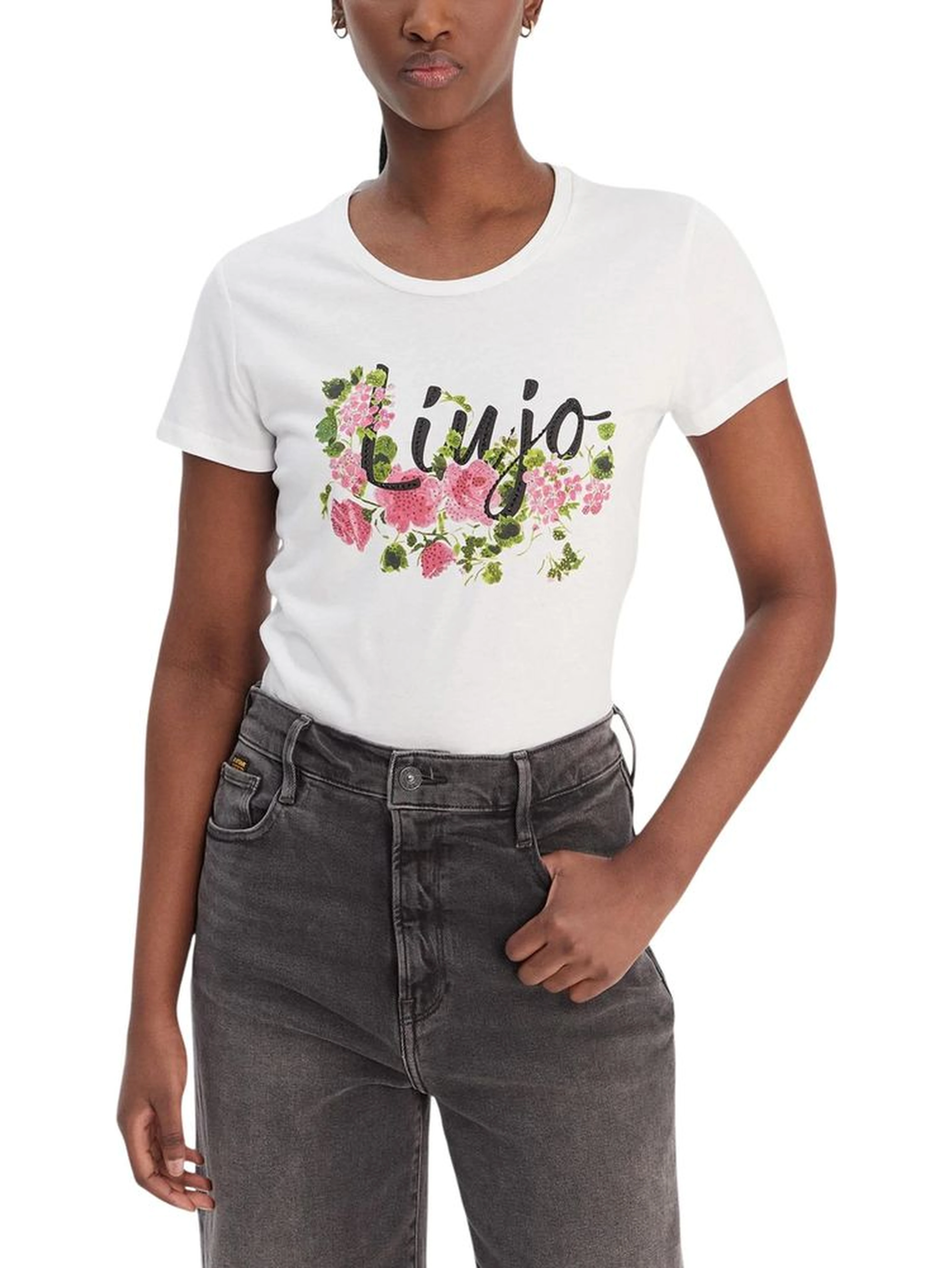 Cream Cotton T-Shirt