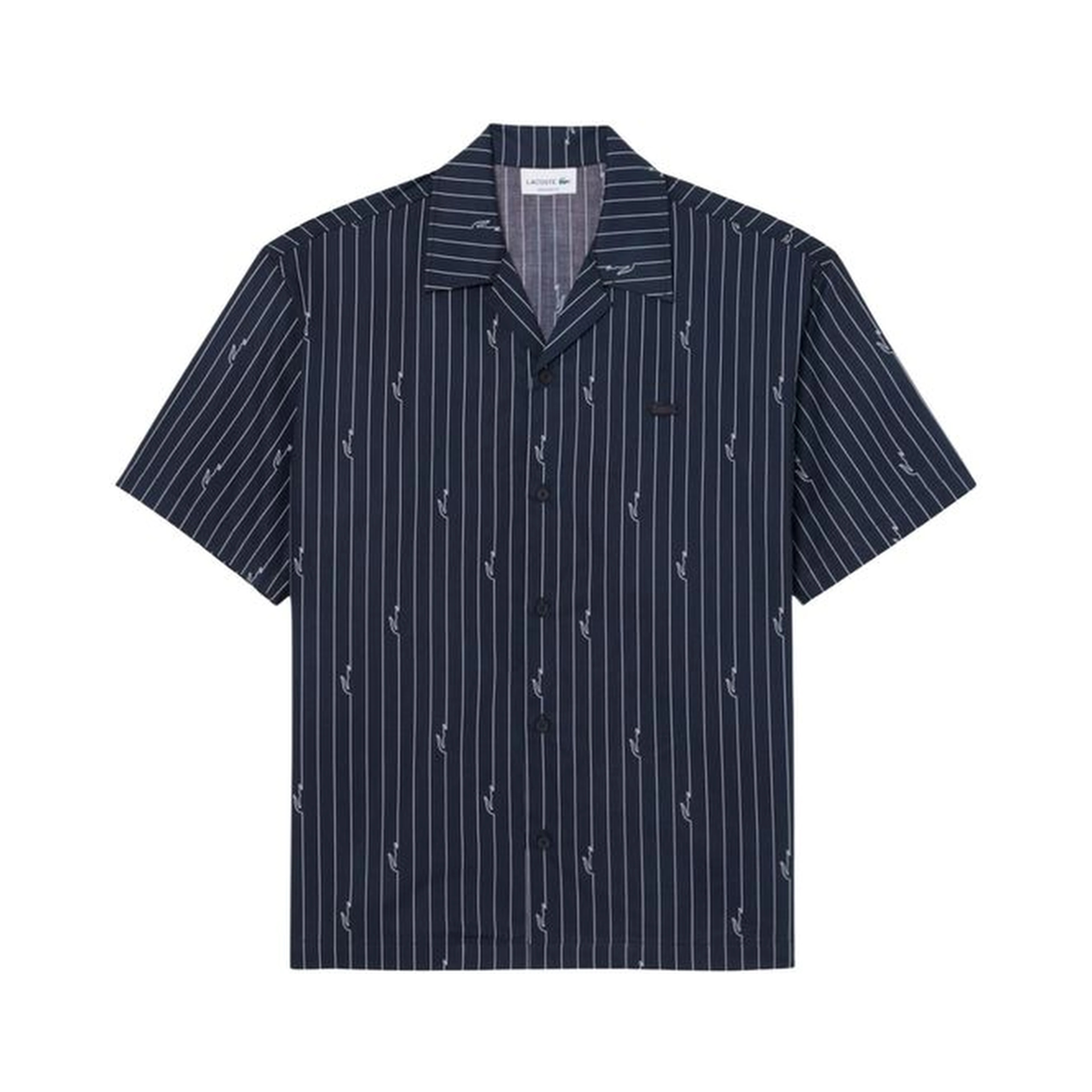 Black Cotton Shortsleeve Shirt