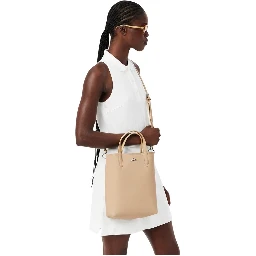 Beige Leather Handbag
