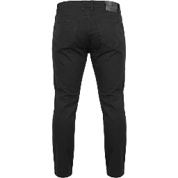 Blue Elastane Skinny Pants