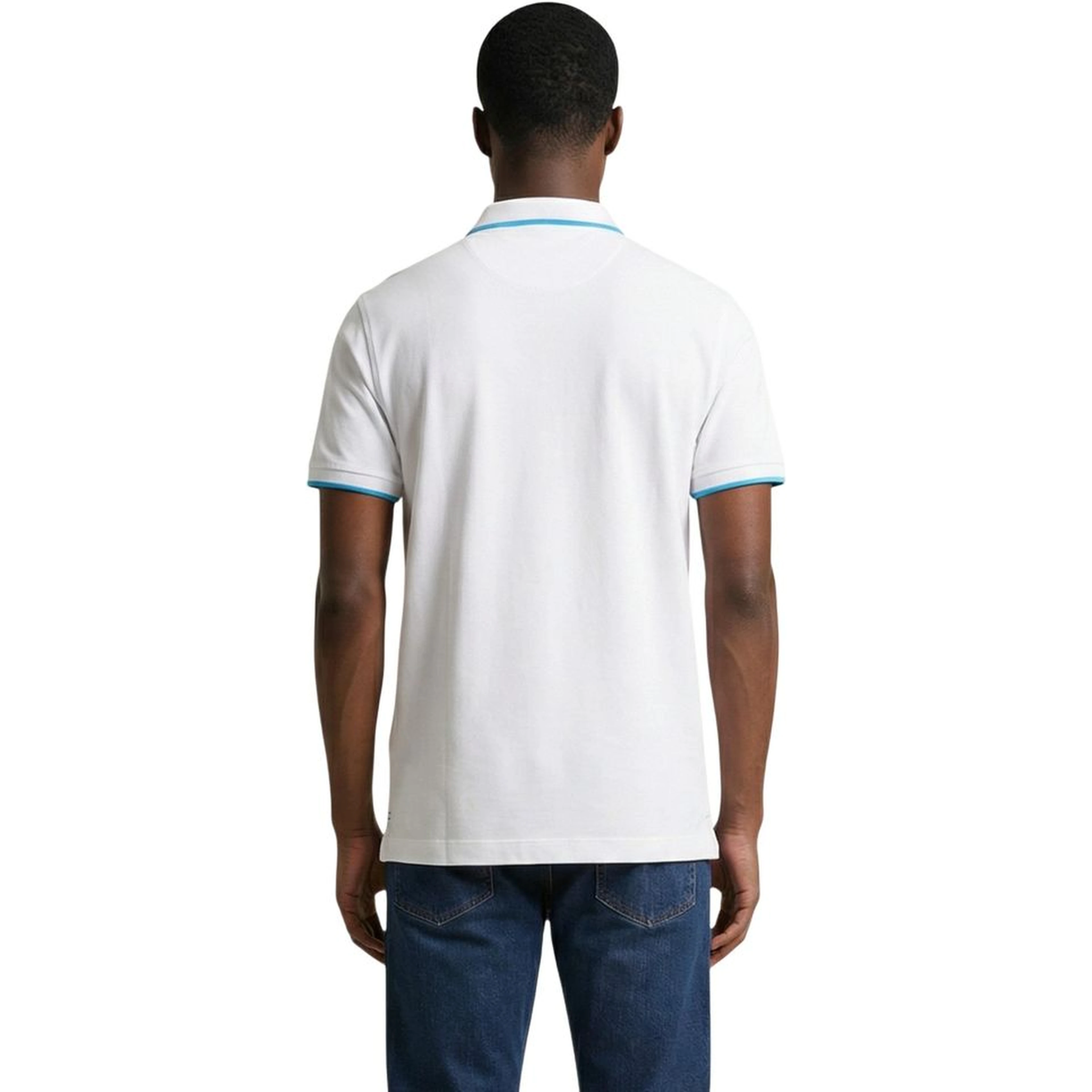 White Cotton Polo Shirt