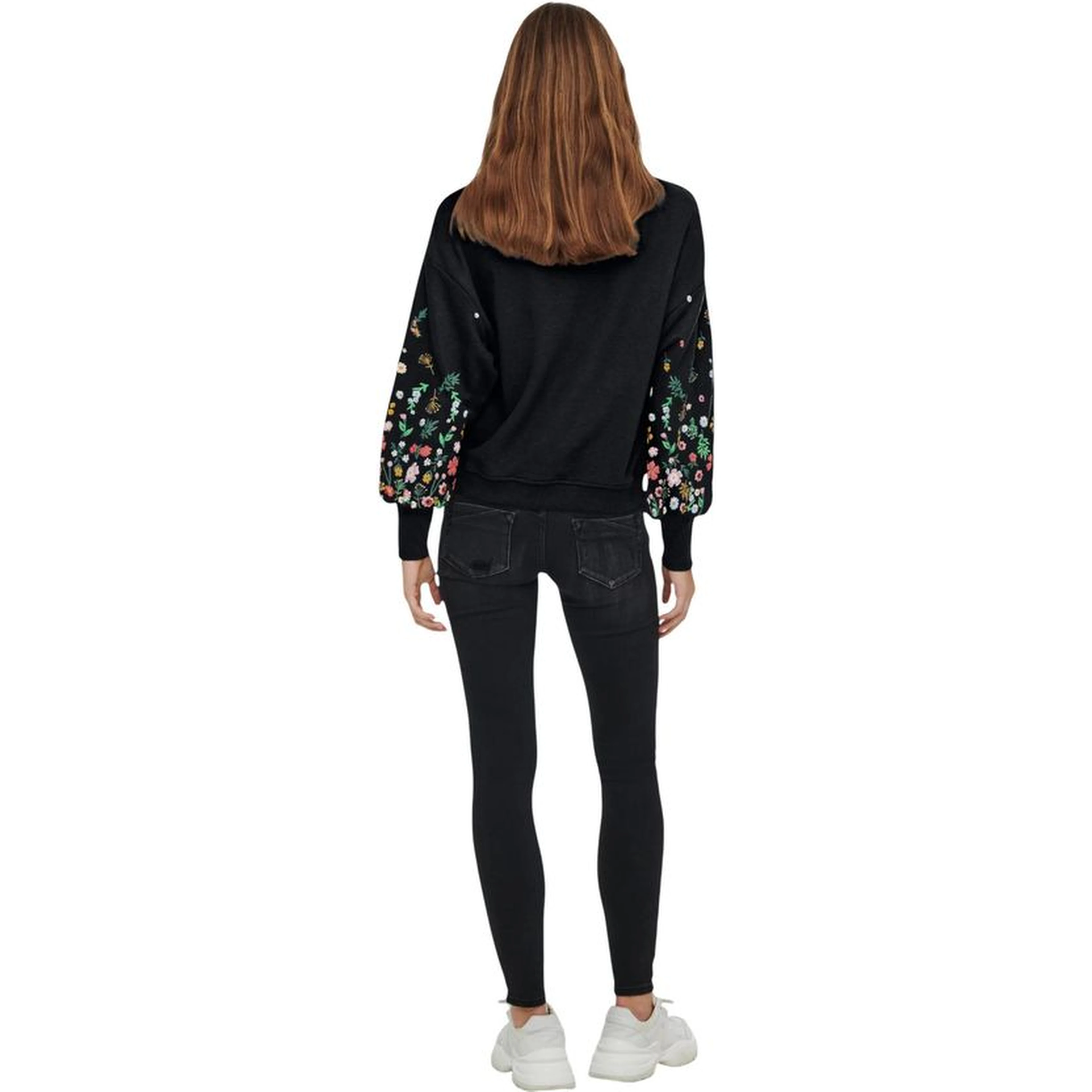 Black Cotton Sweatshirt