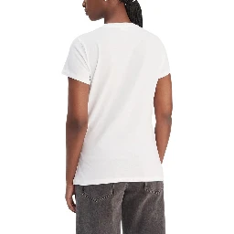 Cream Cotton T-Shirt