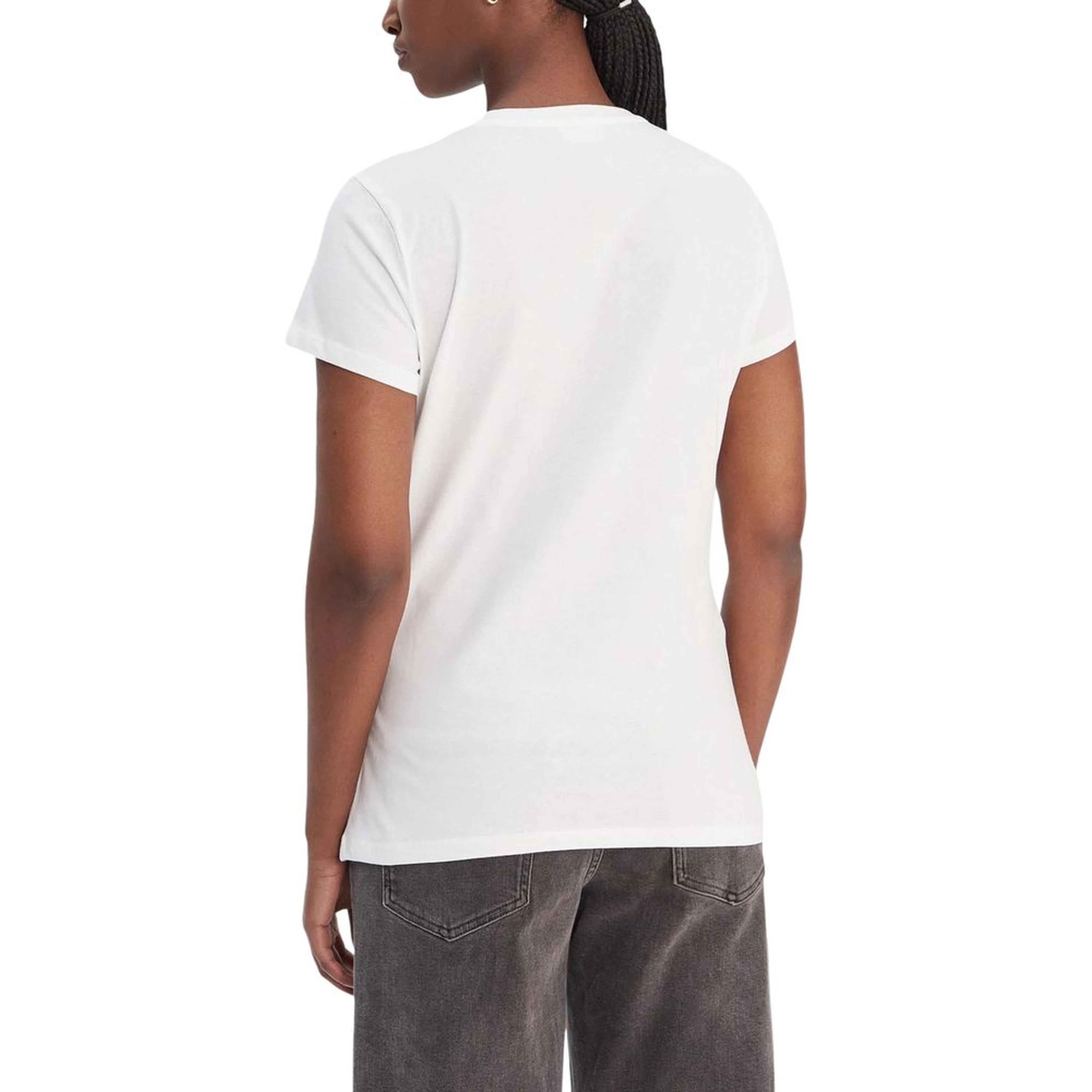 Cream Cotton T-Shirt