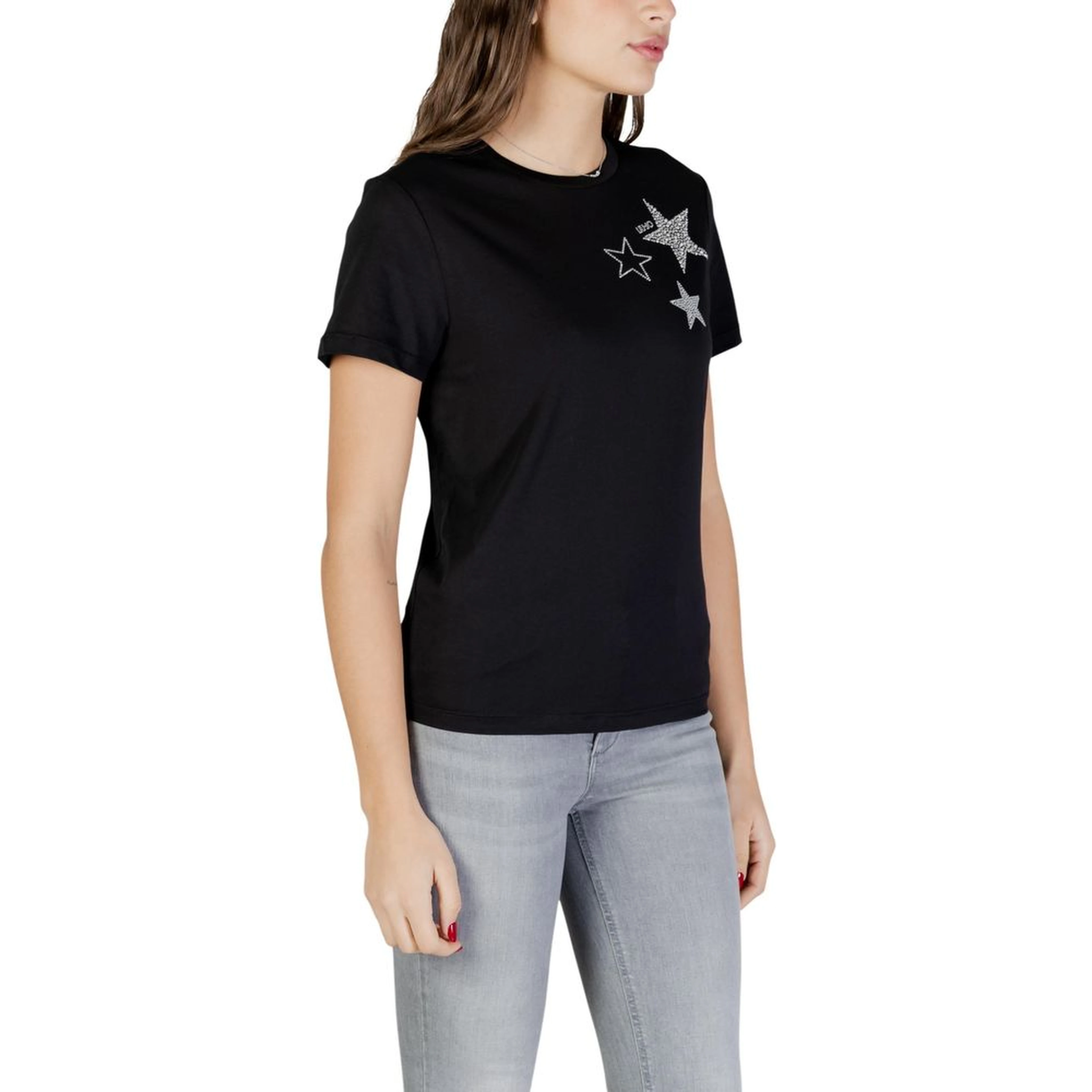 Black Cotton T-Shirt