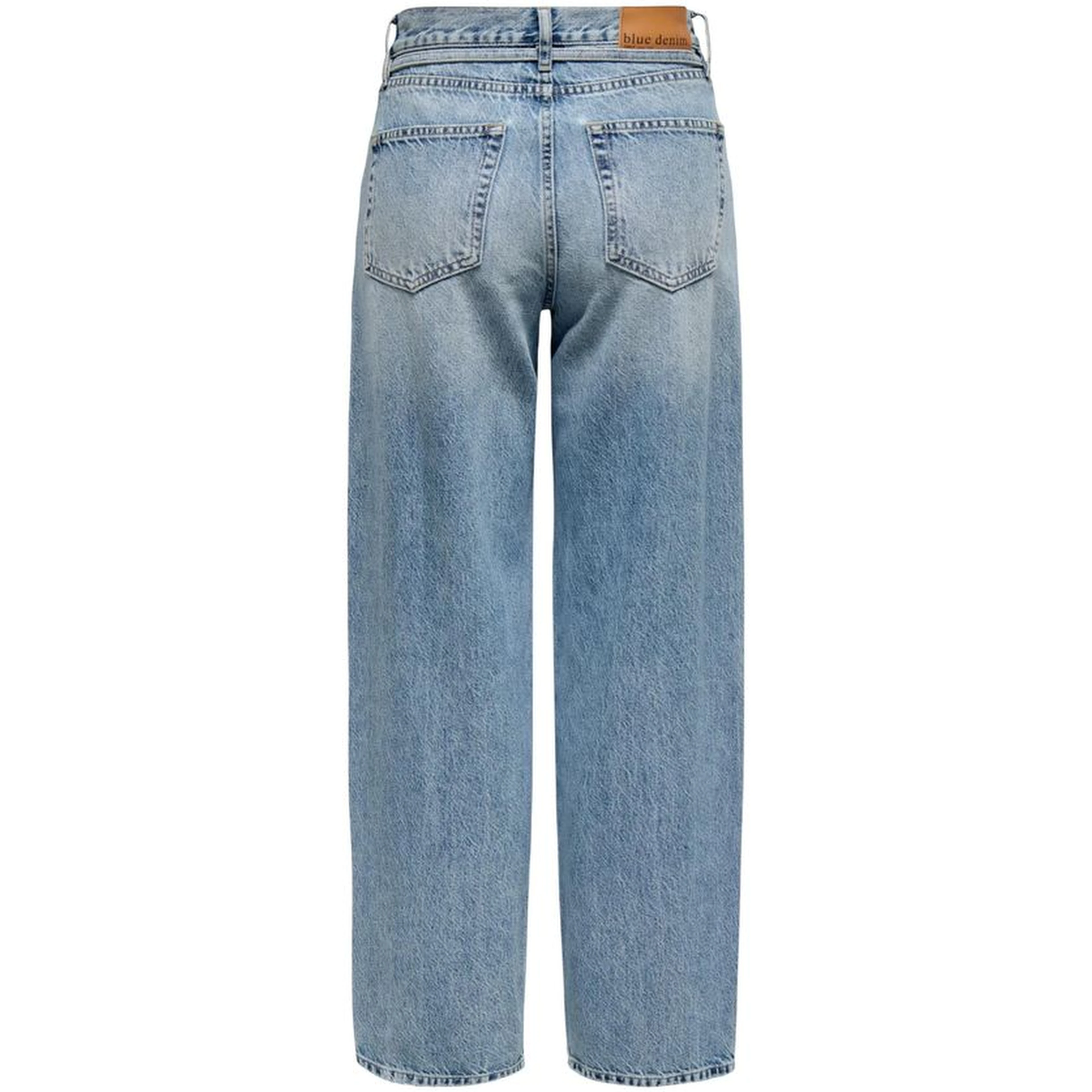 Light Blue Cotton Bootcut Jeans