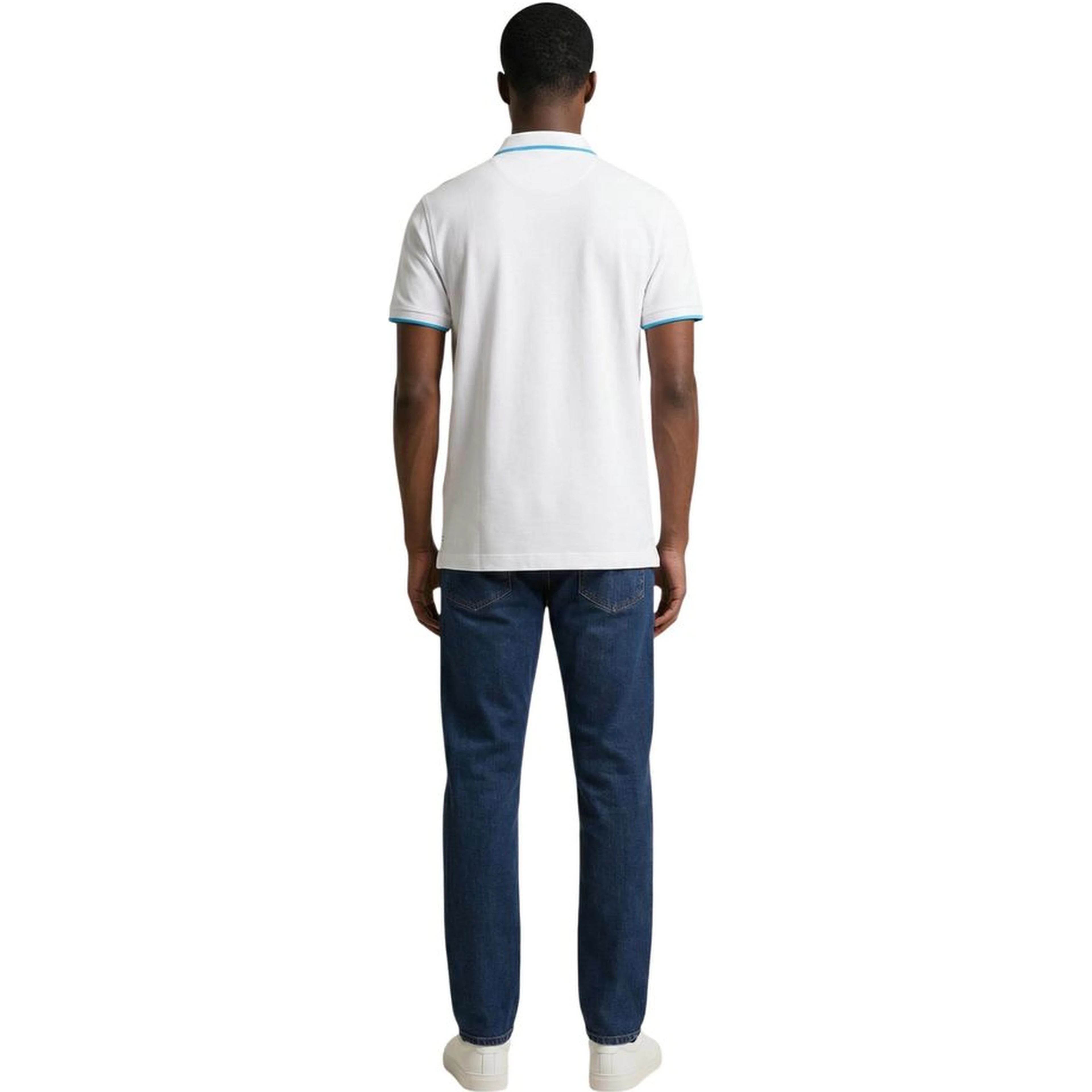 White Cotton Polo Shirt