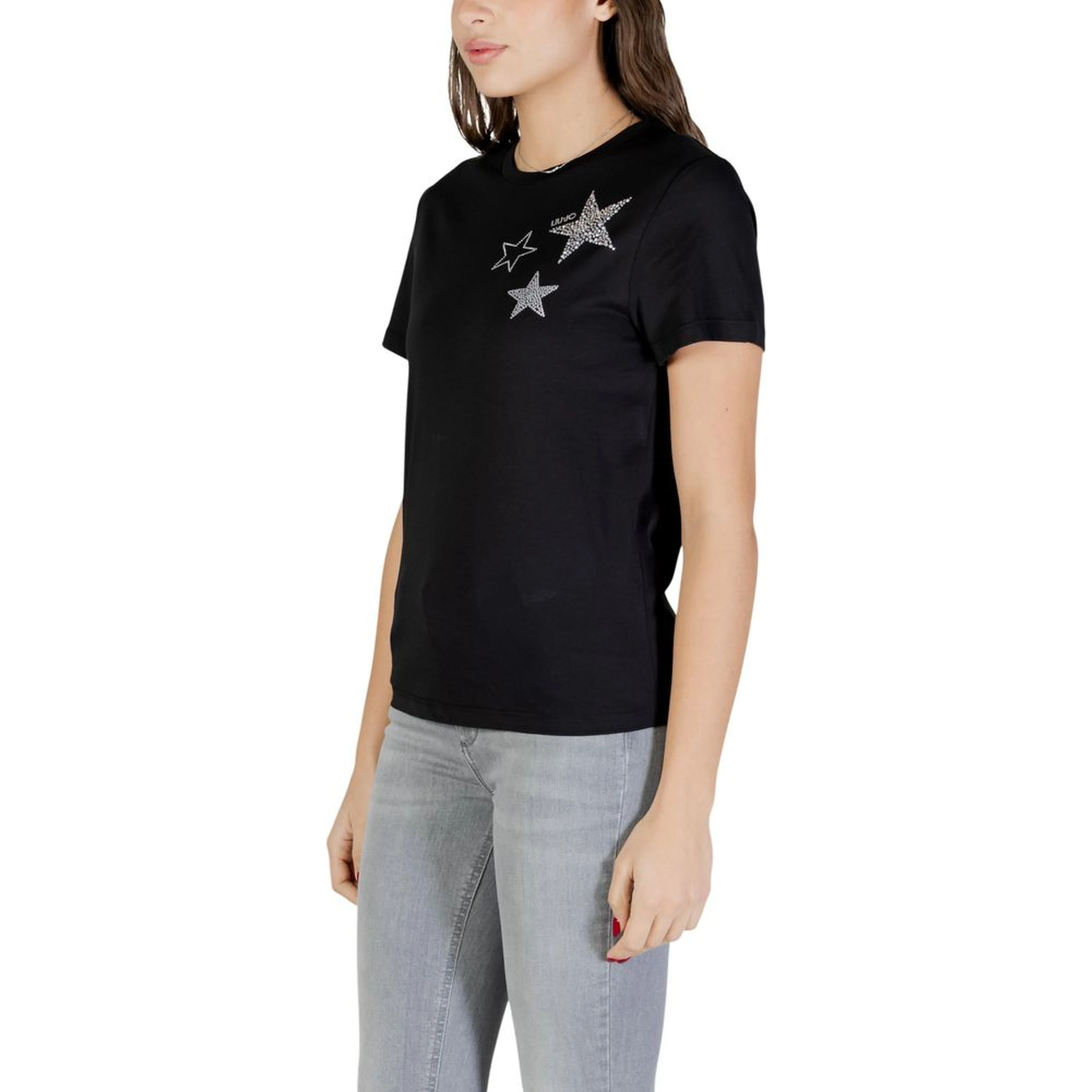 Black Cotton T-Shirt